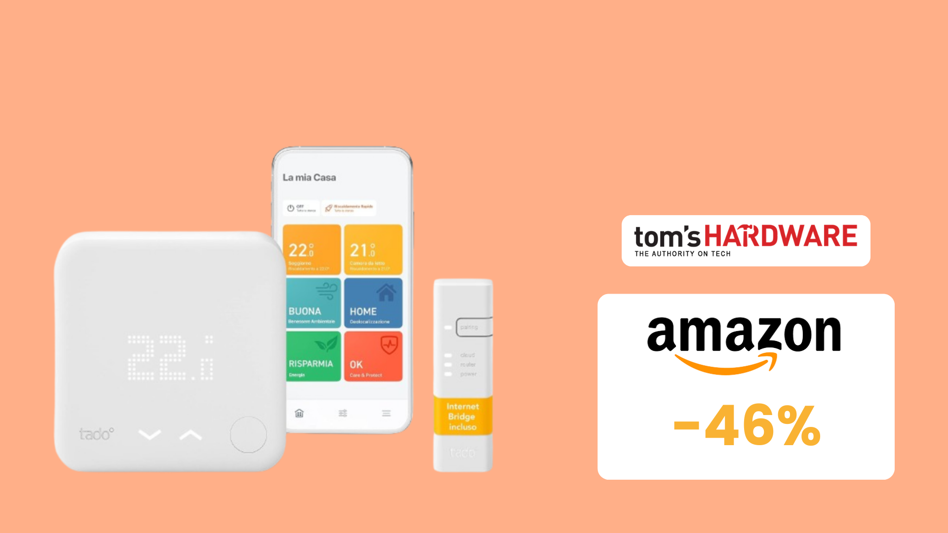 Termostato smart Tado a prezzo SHOCK su ! (-46%) - Tom's Hardware