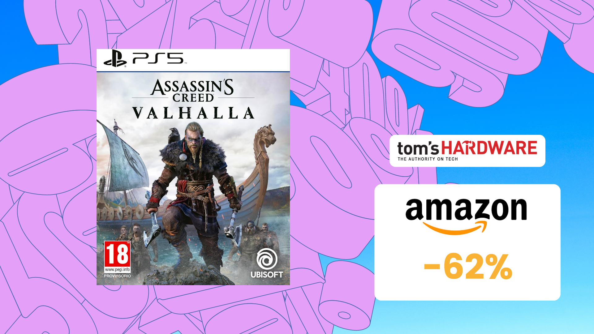 Assassin's Creed: Valhalla (PS5) a € 18,90 (oggi)