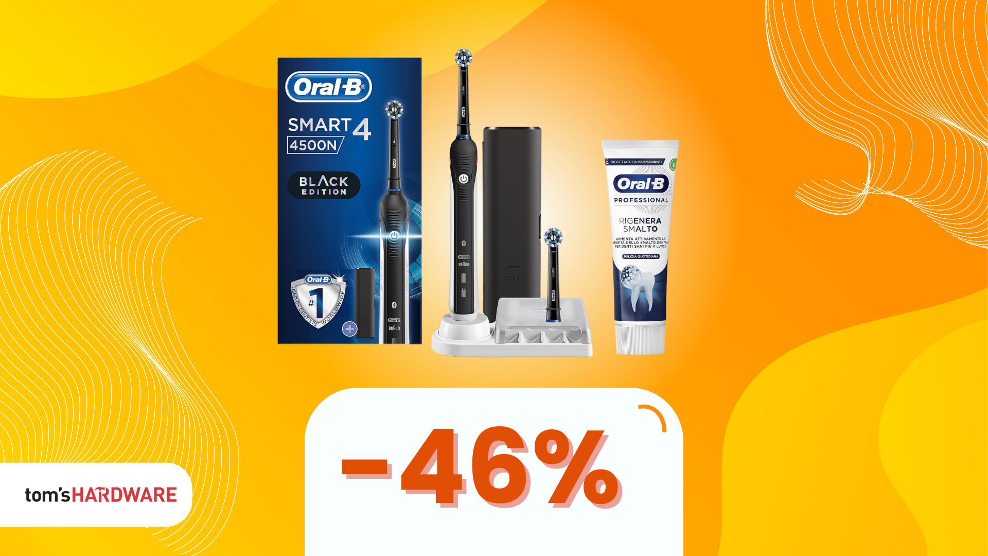 igiene orale TOP a un prezzo imbattibile: Oral-B Smart 4 4500 a metà prezzo! (-46%)