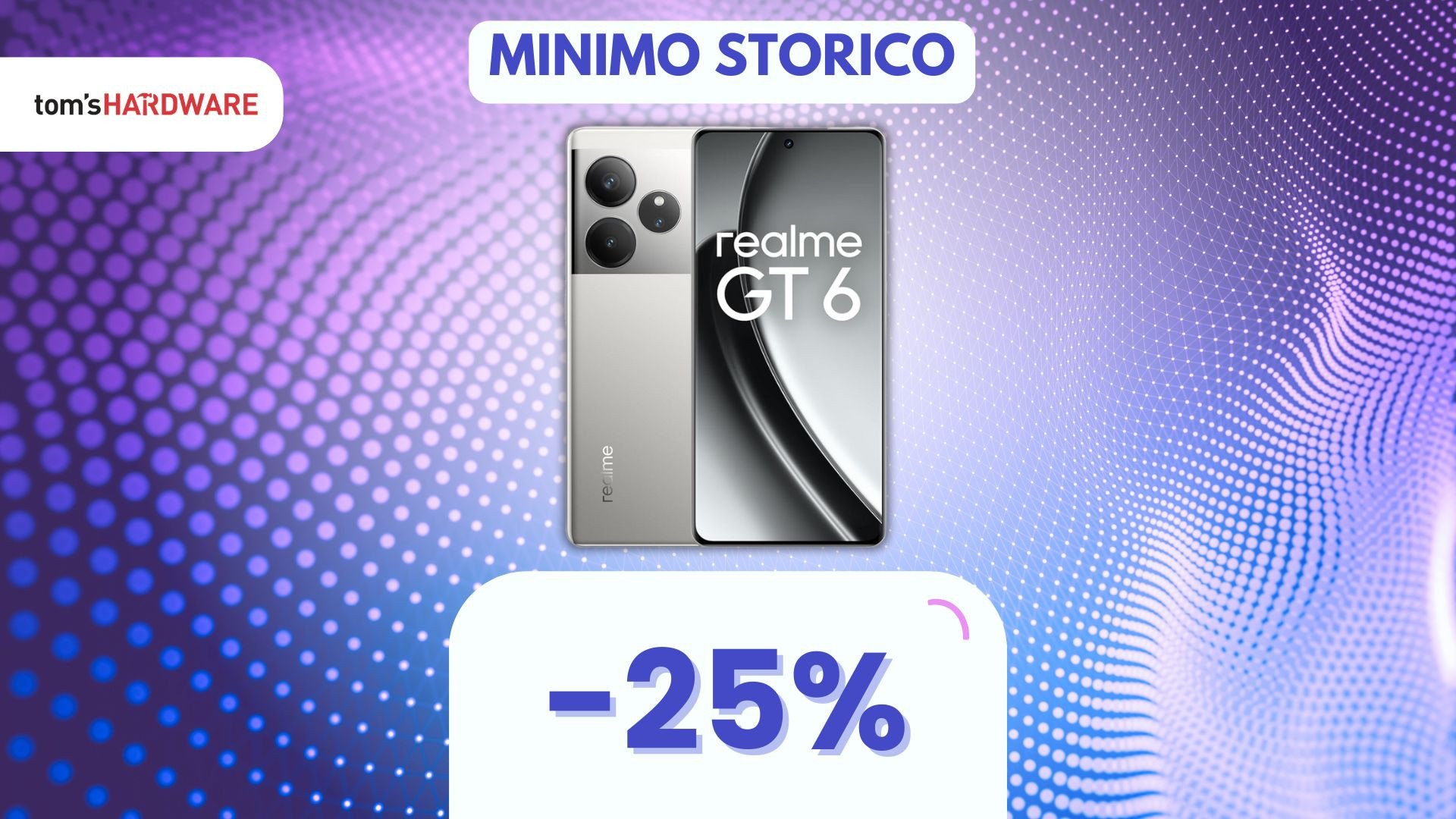 La fascia alta è alla portata di tutti con questa offerta: realme GT6 al MINIMO STORICO!