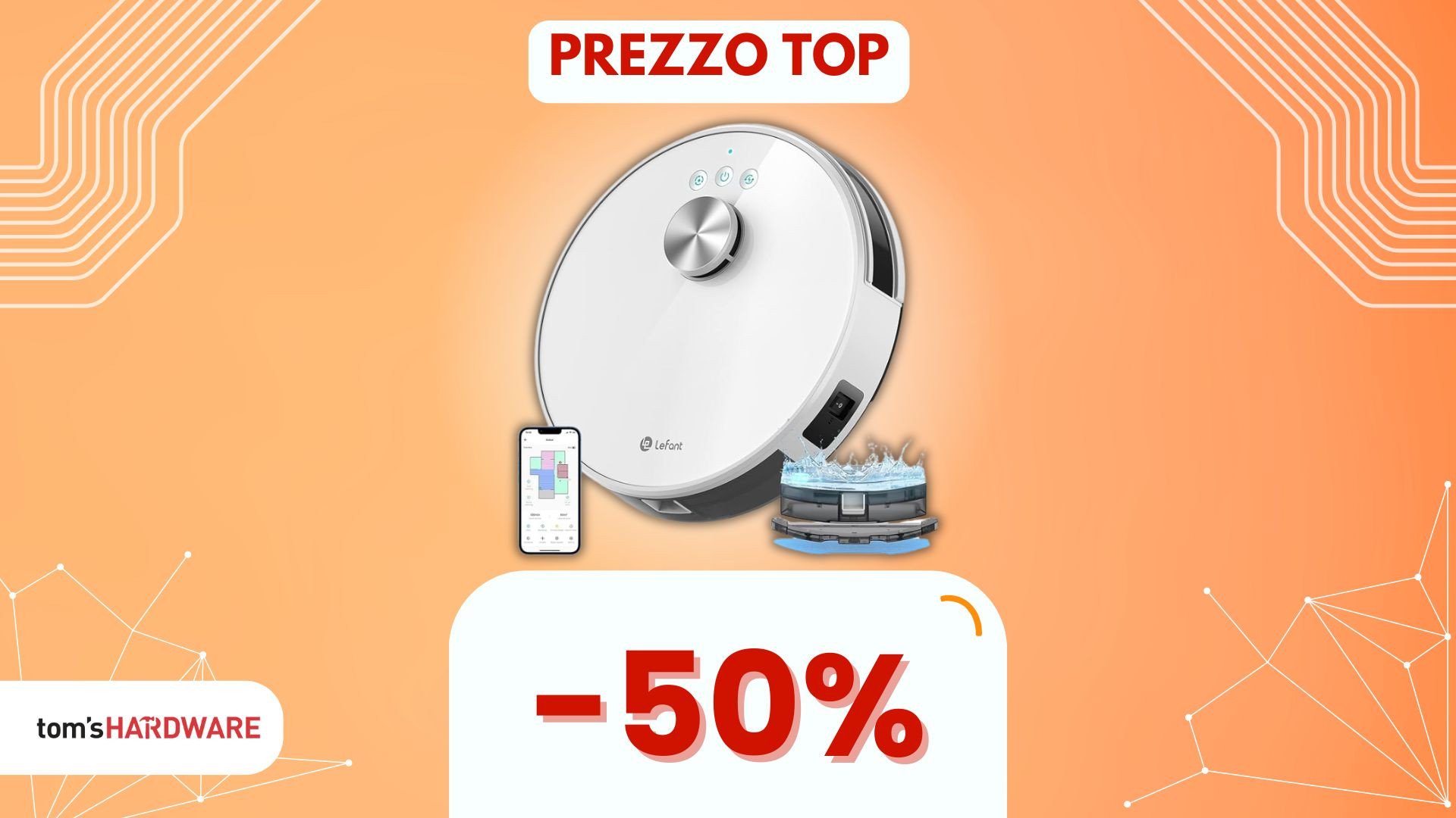 Pulizia SMART a META' PREZZO con questo robot aspirapolvere!