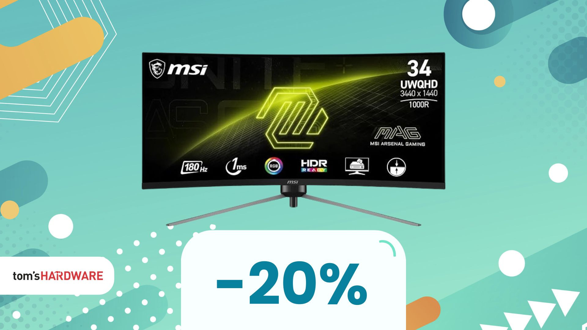 Che immersività con questo monitor MSI! Oggi lo porti a casa scontato per 319€