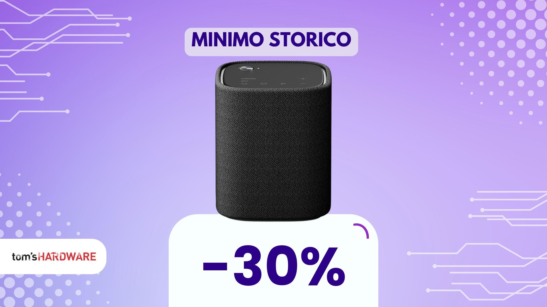 Ottima da sola o con la soundbar. Questa cassa Yamaha oggi è scontata del 30%