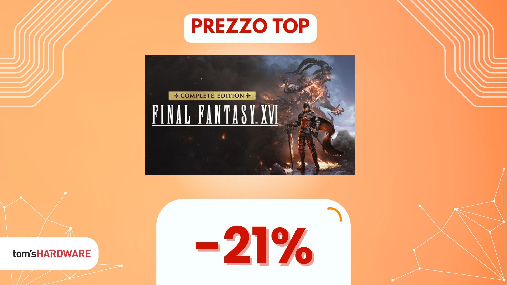 Final Fantasy XVI è disponibile su Steam da oggi, acquistalo in SUPER SCONTO! (-21%)