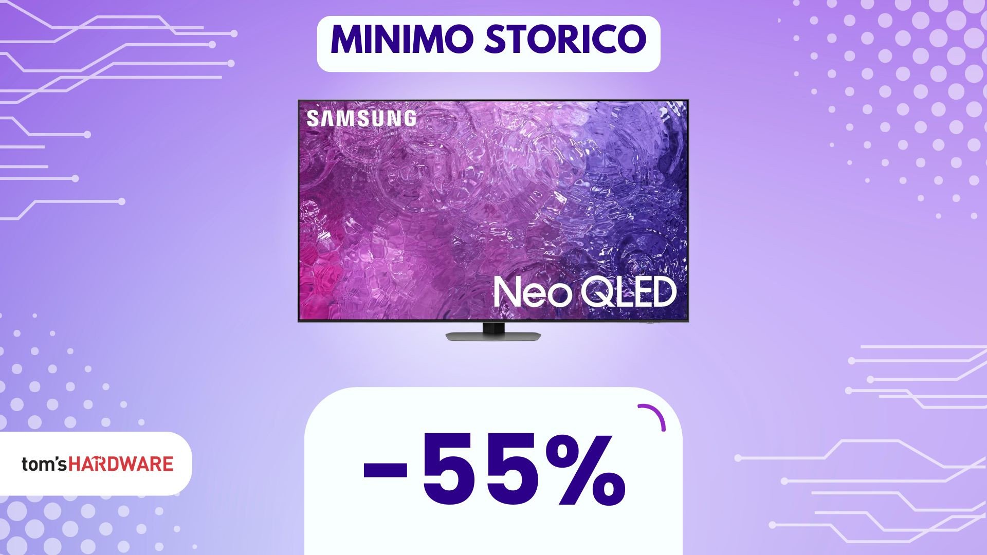 Questa BELLISSIMA Smart TV Samsung NEO QLED oggi costa meno della metà! (-55%)