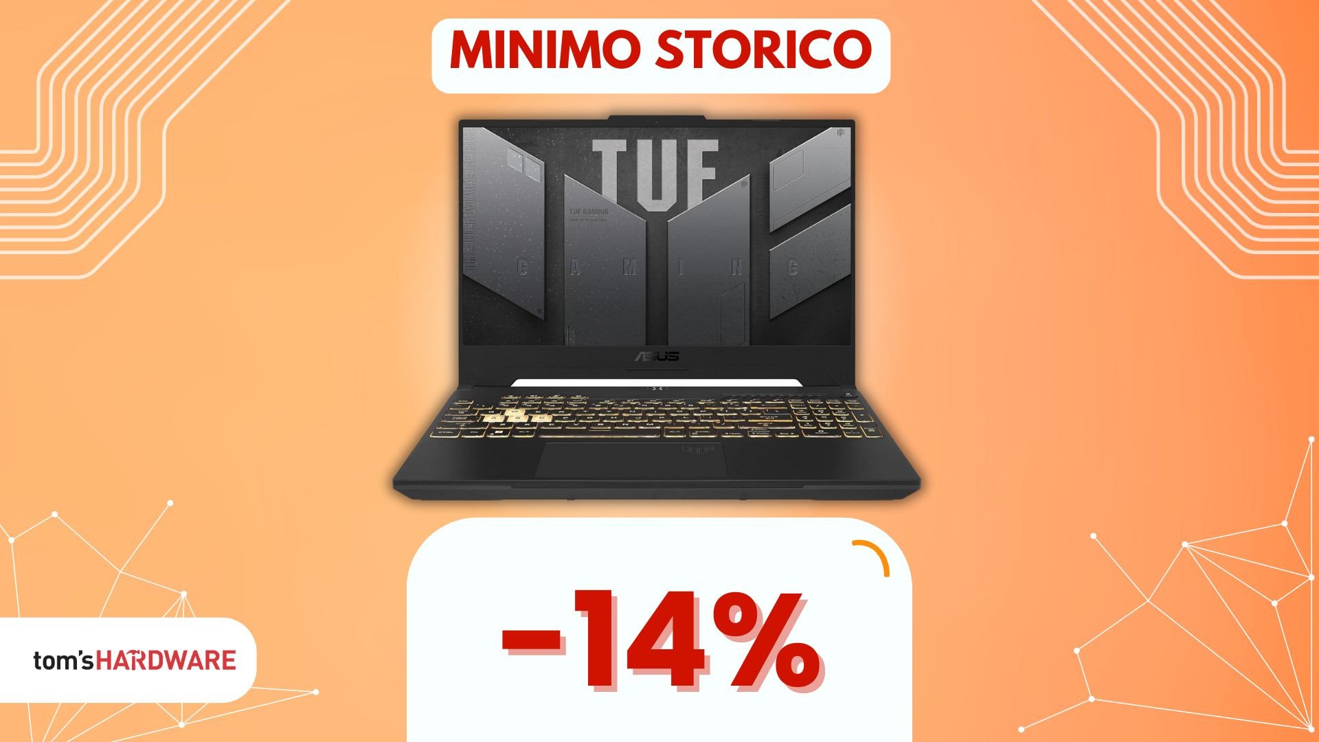 Portabilità o potenza? Con questo notebook da gaming ASUS TUF non serve scegliere, e che SCONTO!