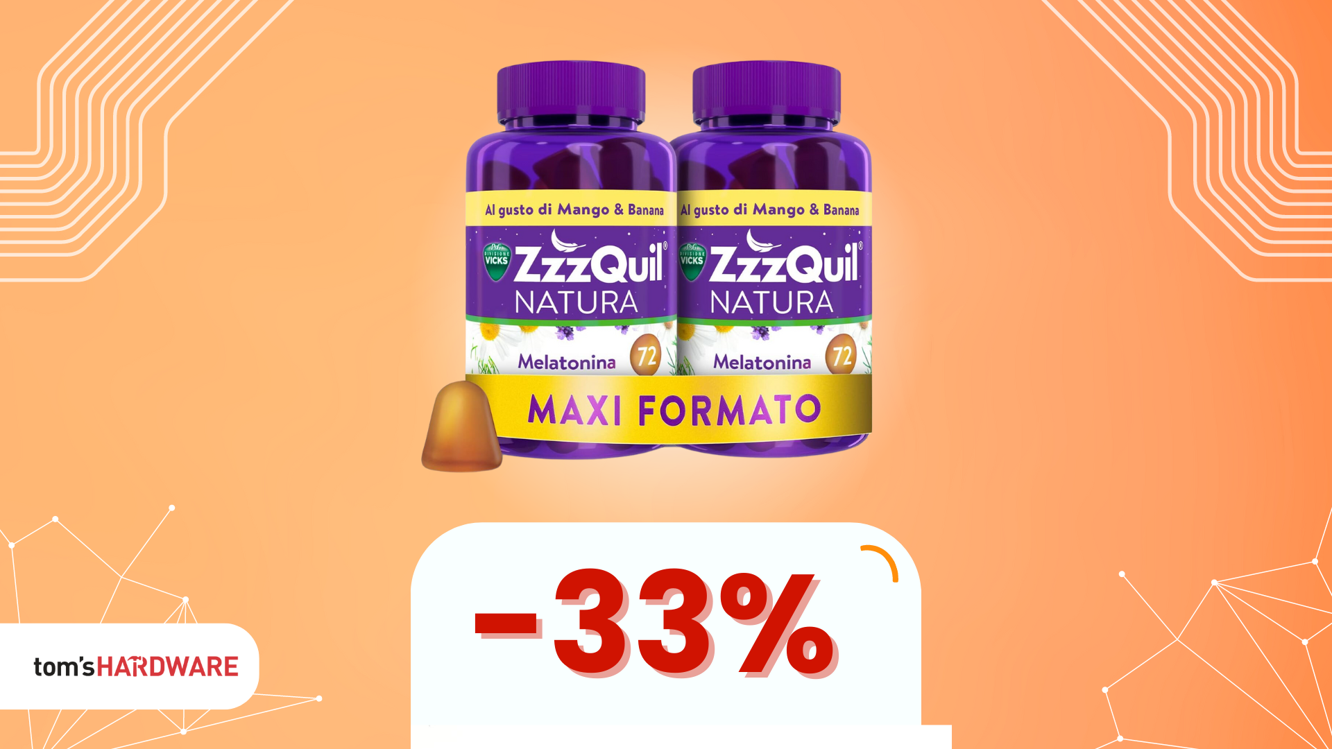 Ottimo integratore per un sonno sereno: 2 confezioni di ZzzQuil Natura in OFFERTA a soli 34€!