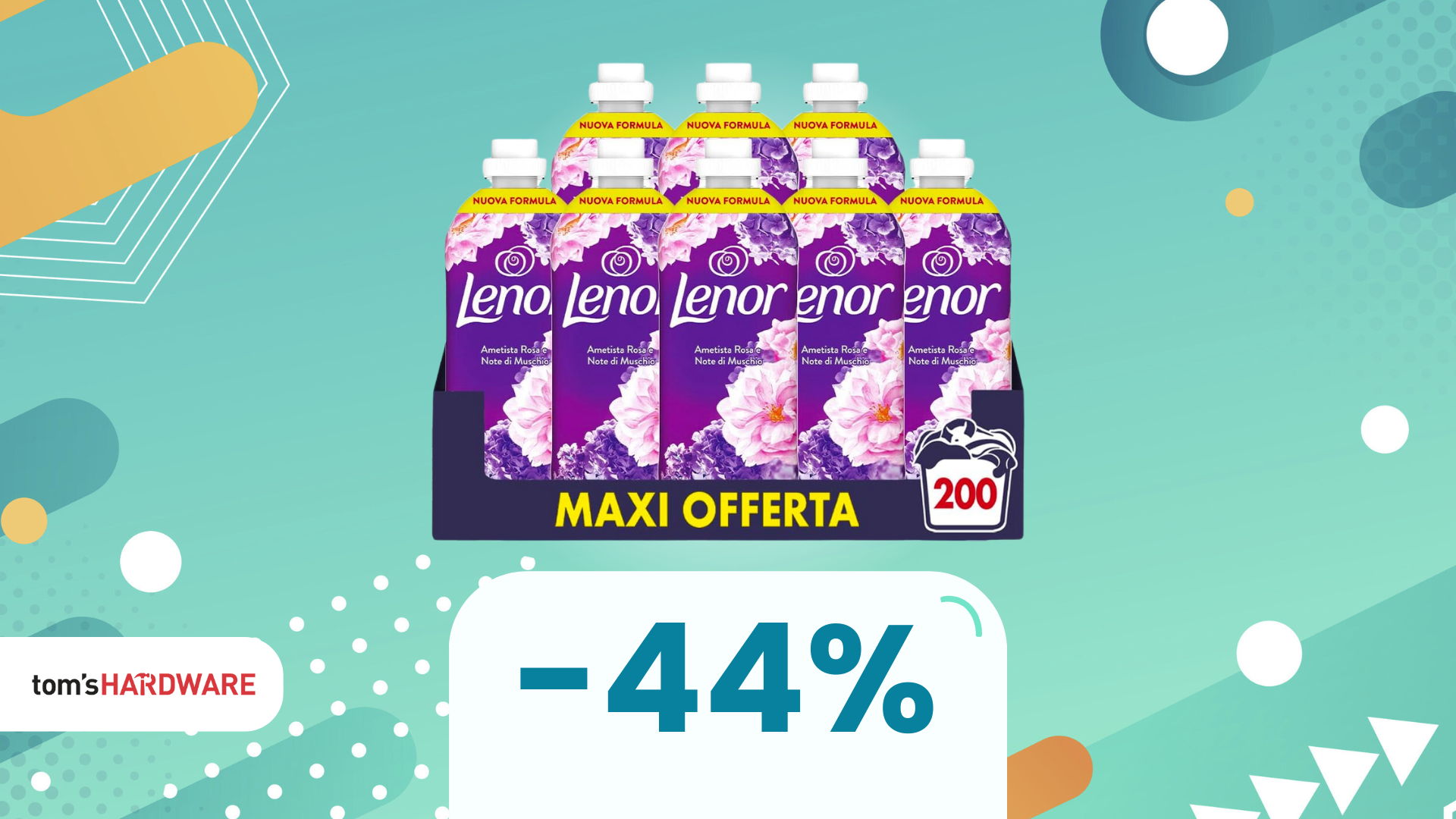 Il segreto del bucato perfetto? Lenor scontato del 44%! Scopri la morbidezza che dura!