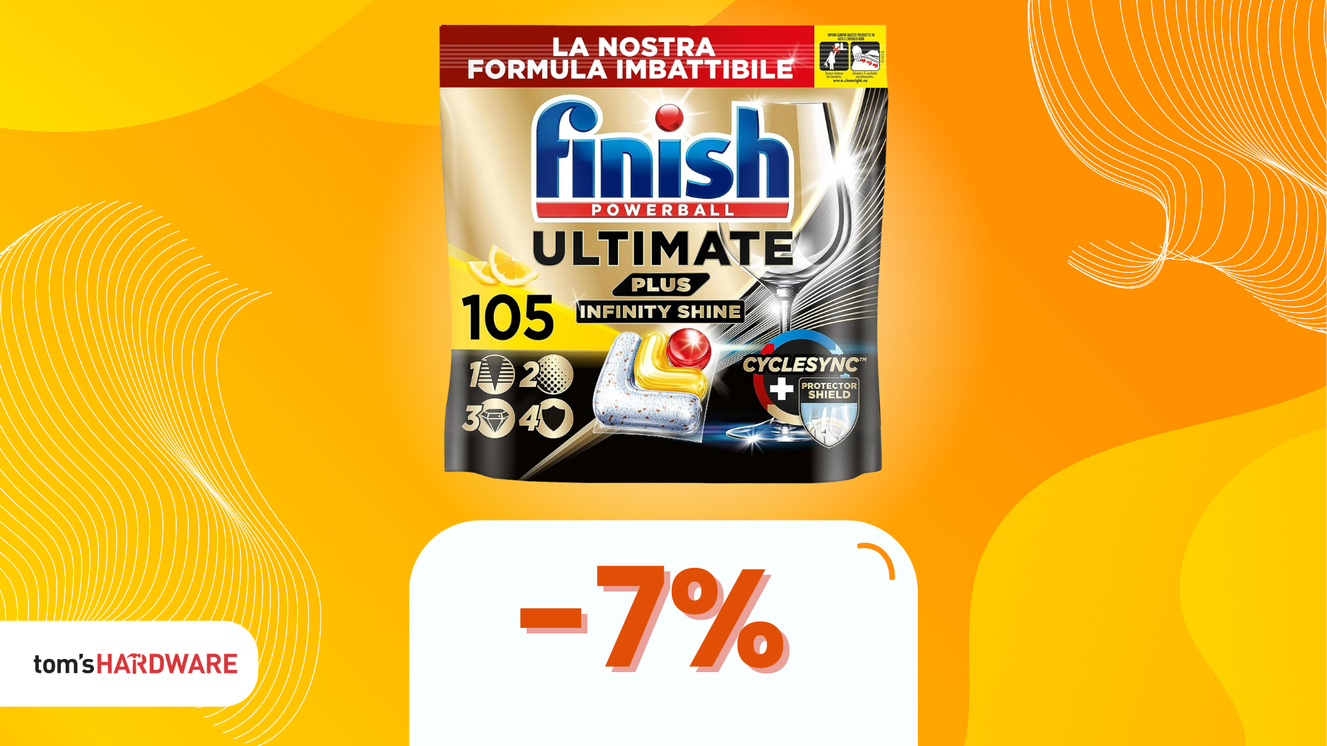 Finish Ultimate PLUS Infinity Shine a solo 25€!