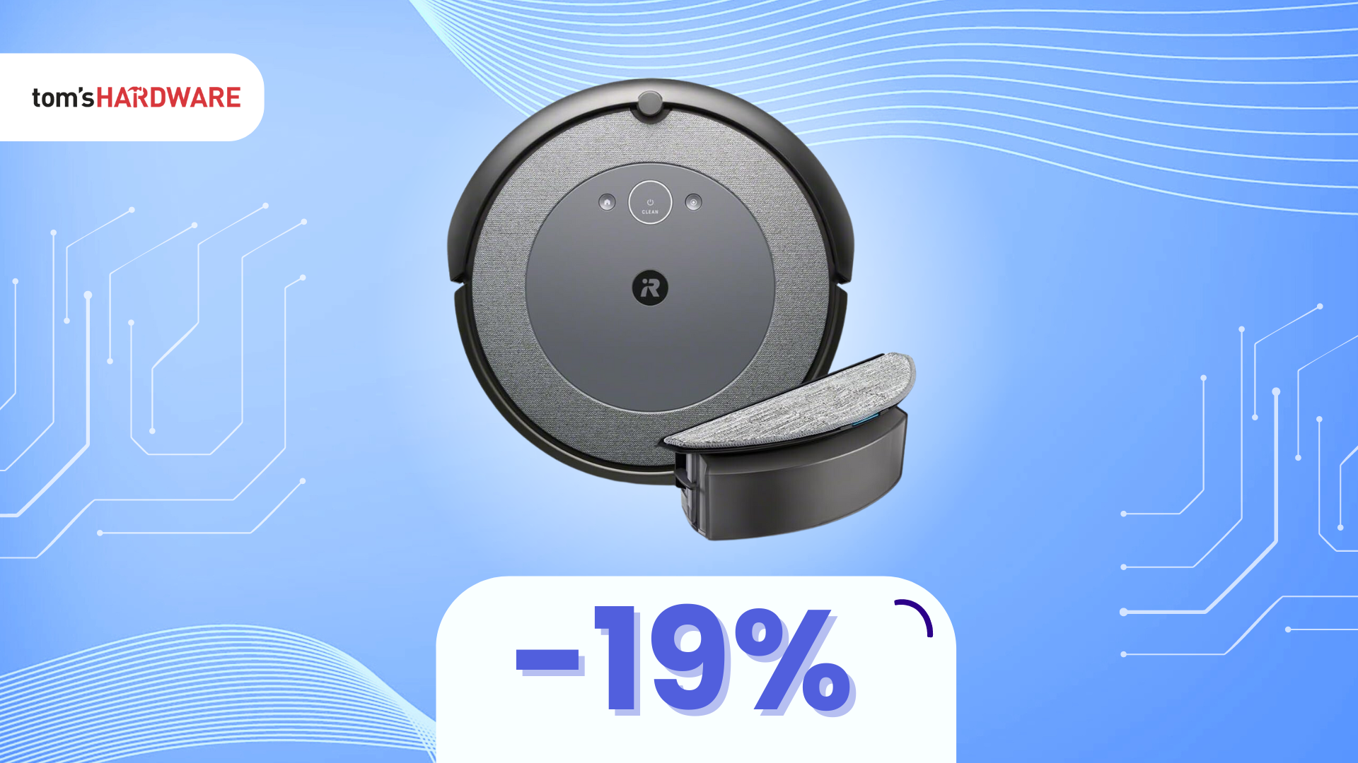 Addio pulizie PER SEMPRE! iRobot Roomba Combo i5: prezzo SHOCK! (-19%)