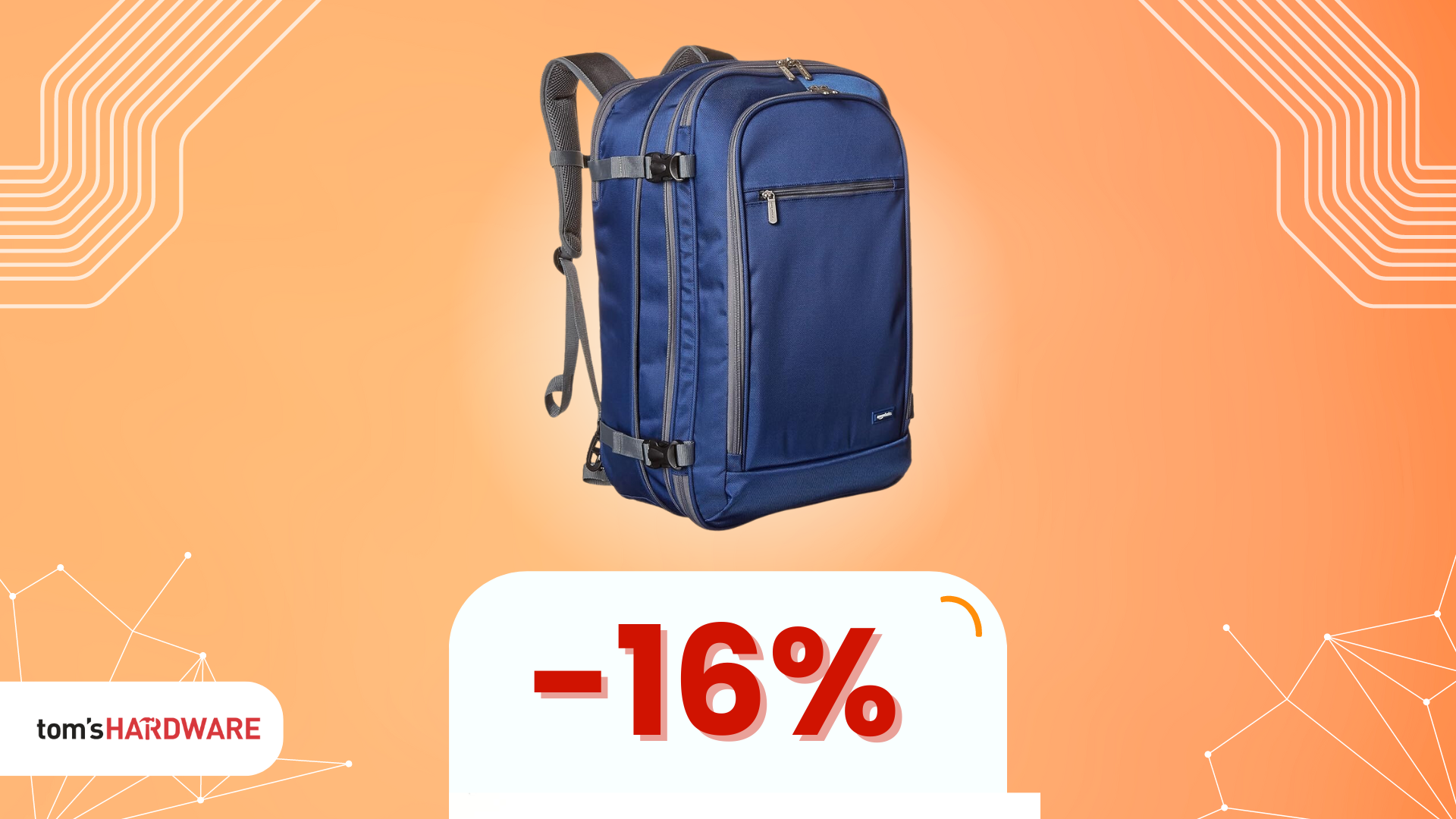 Perfetto per viaggiare: zaino Amazon Basics a 33€ invece di 47€!