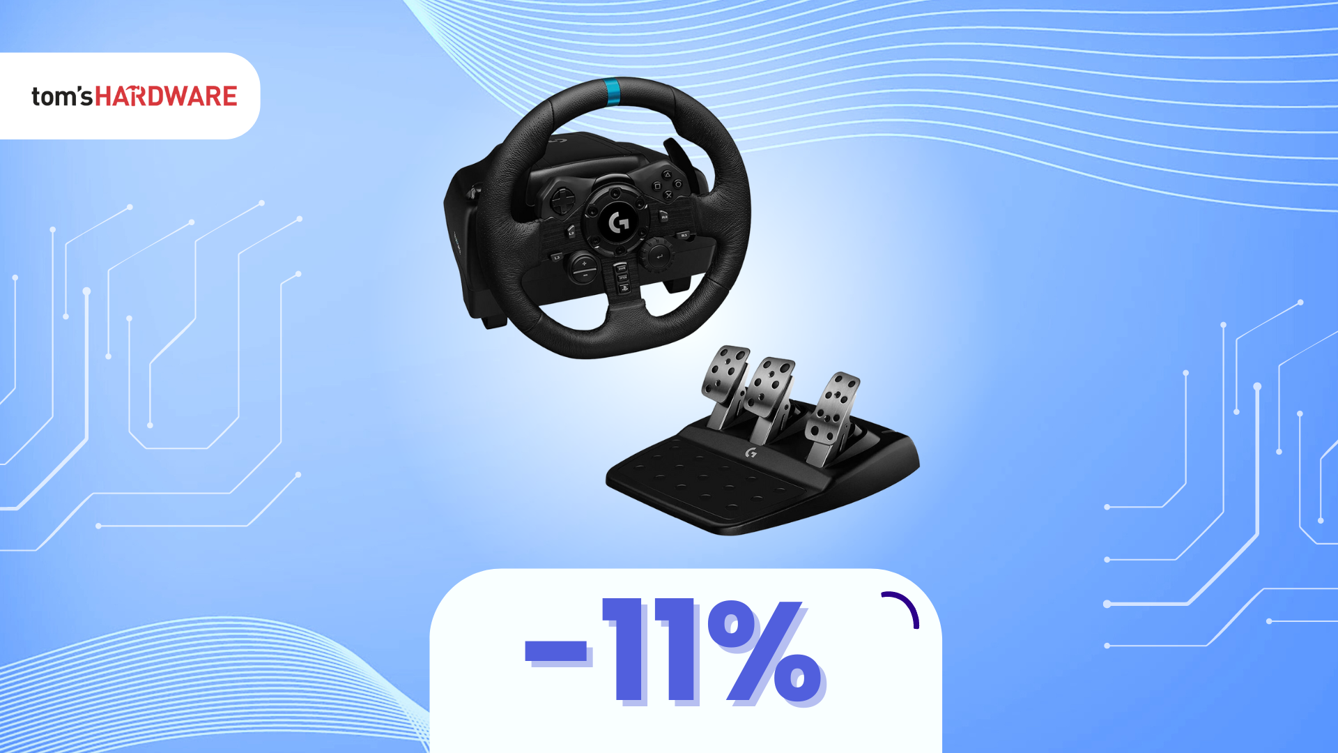 Risparmia il 11% sul volante Logitech G G923!