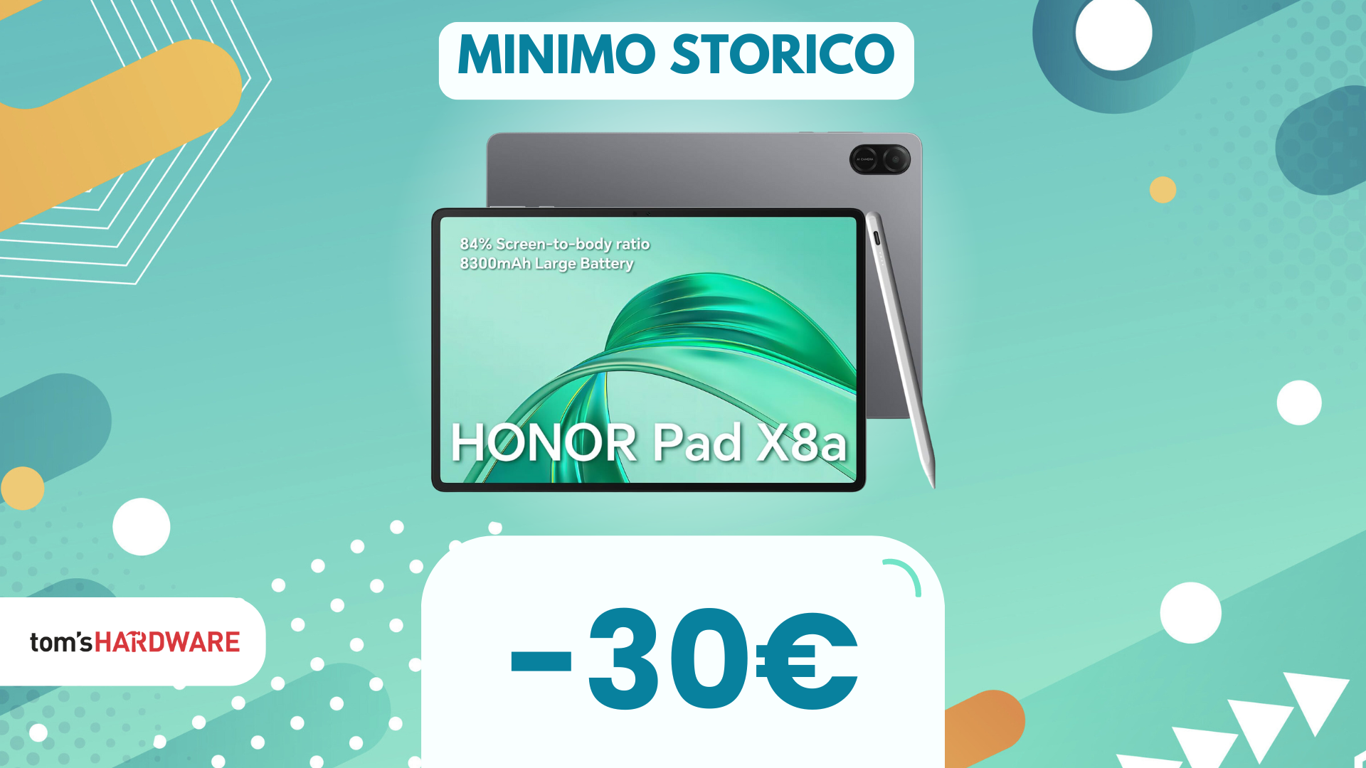 Con questo coupon l'HONOR Pad X8a è un vero e proprio AFFARE!!