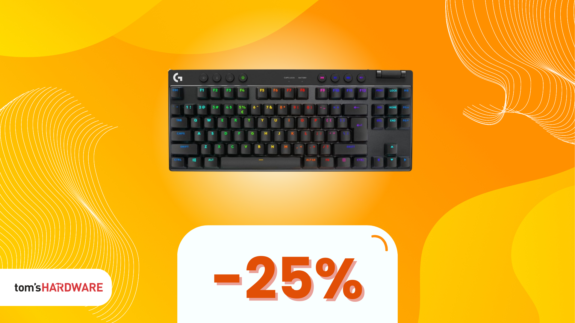 Prestazioni da campione con questa tastiera adatta per gli esports: ora in offerta su Amazon! - 25%