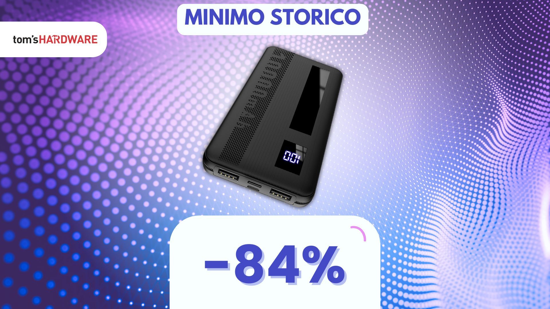 Questa powerbank da 10000mAh oggi COSTA POCHISSIMO! (-84%)