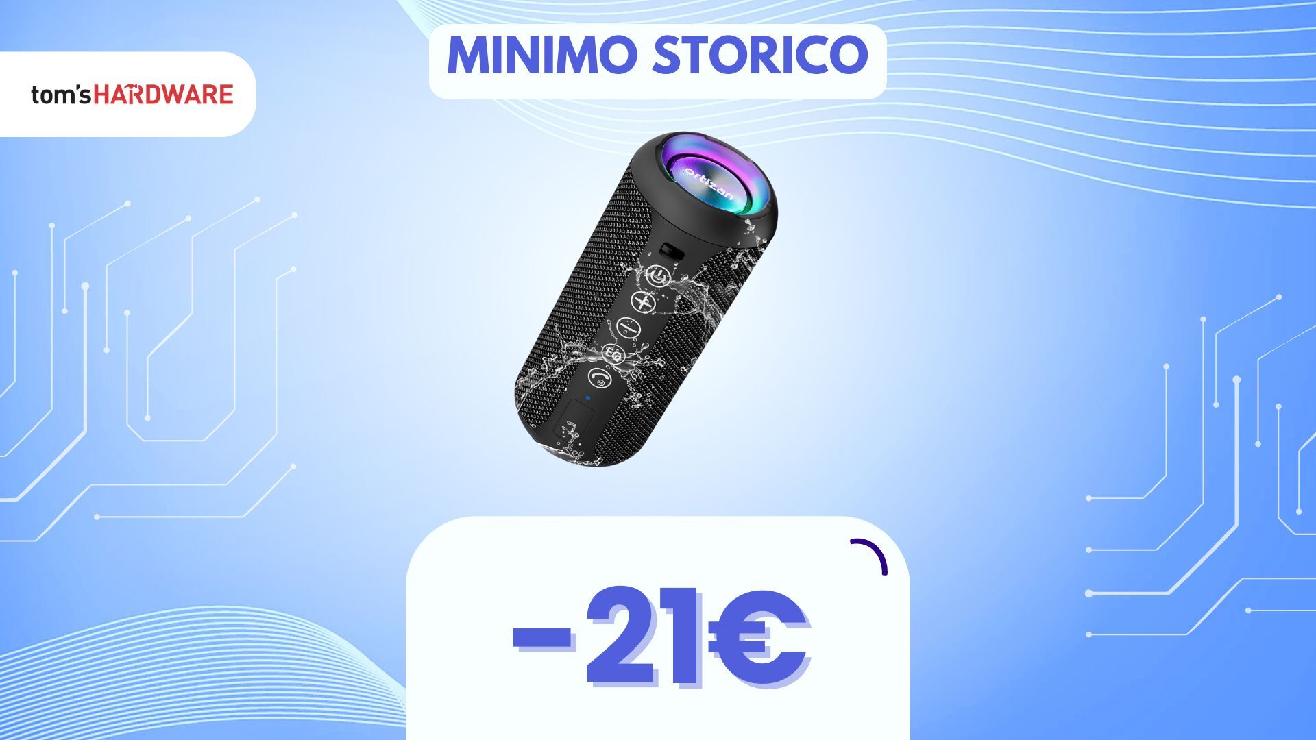 Musica OVUNQUE con questa cassa Bluetooth impermeabile, e CHE PREZZO!