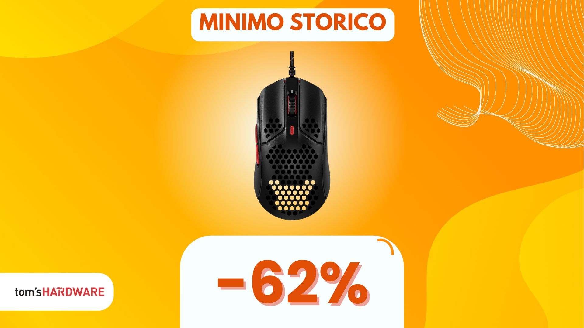 Incredibile ma vero: questo mouse da gaming HyperX oggi costa POCHISSIMO! (-62%)