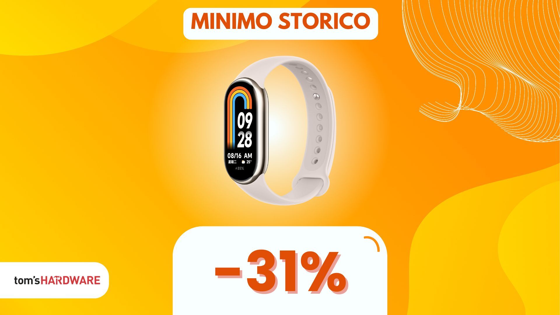 L'ottima Xiaomi Smart Band 8 è ancora al MINIMO STORICO! (-31%)