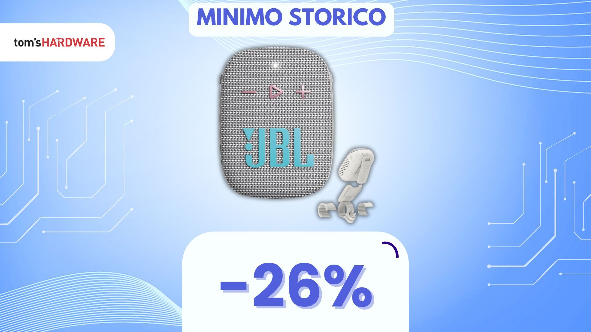 Questa cassa JBL è minuscola, resistente e POTENTISSIMA! (-26%)