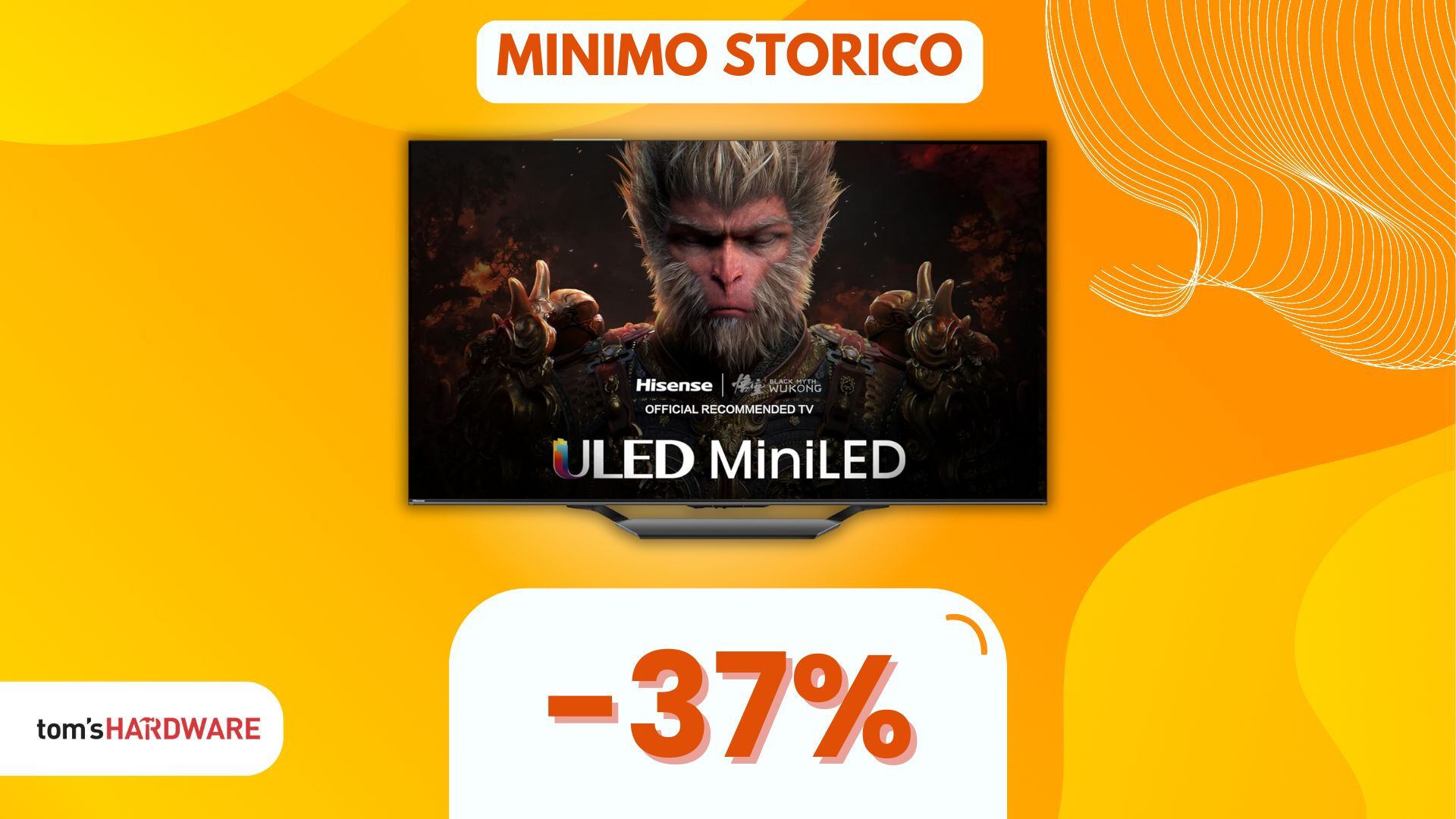 Gaming e cinema senza compromessi con questa Smart TV Hisense Mini-LED!  (-37%)