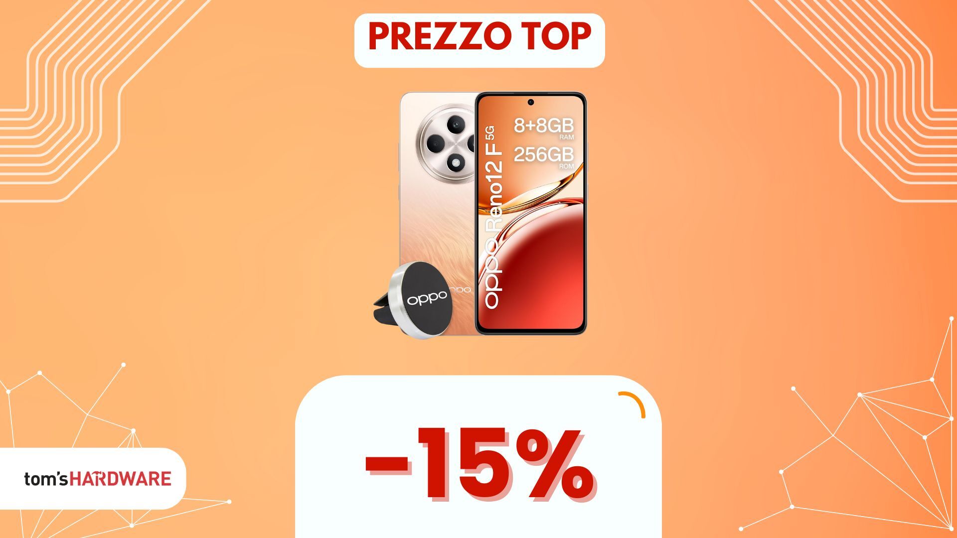 Tipla fotocamera AI con meno di 300€? Ci pensa l'OPPO Reno12 F con questo sconto!