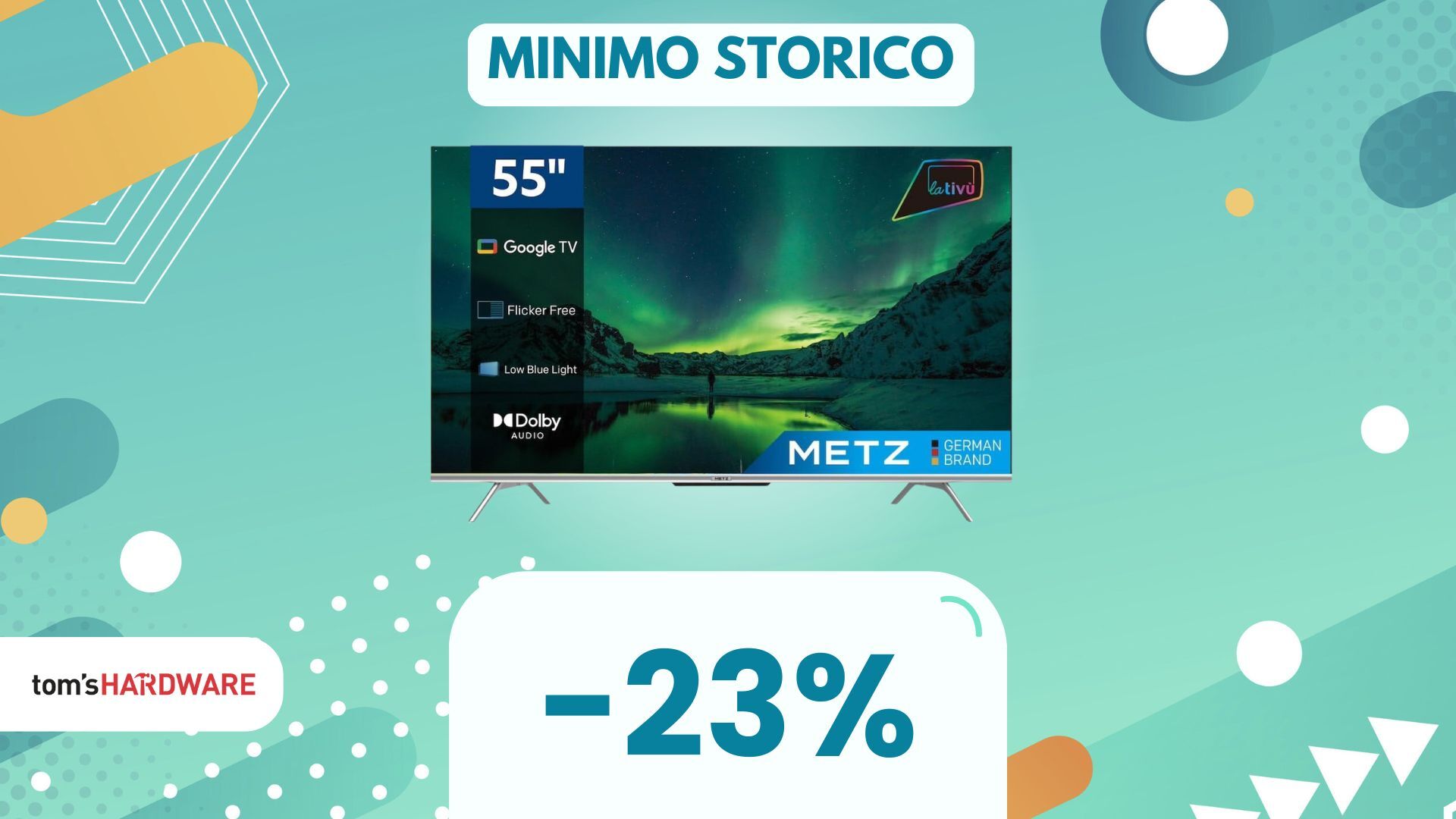 Questa Smart TV 4K da 55" oggi costa POCHISSIMO! (-23%)