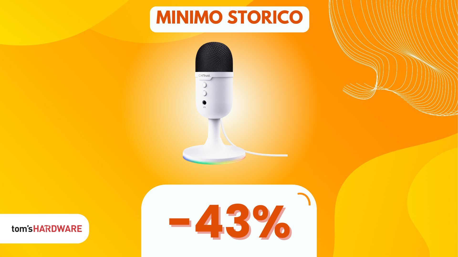 Questo BELLISSIMO microfono a condensatore oggi costa quasi la METÀ! (-43%)