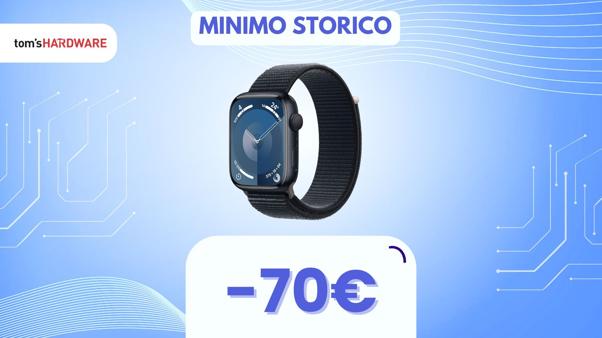 Apple Watch Series 9 da 45mm torna al MINIMO con questo SCONTO!