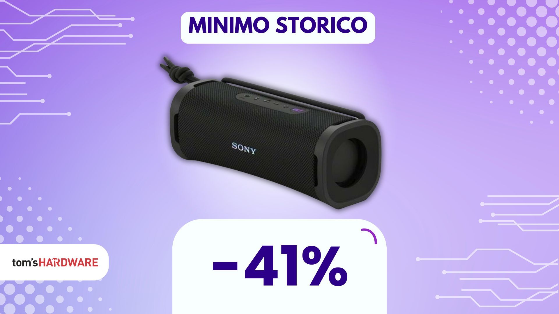 Questo speaker Sony vi accompagnerà nelle vostre avventure: un'offerta da non perdere!