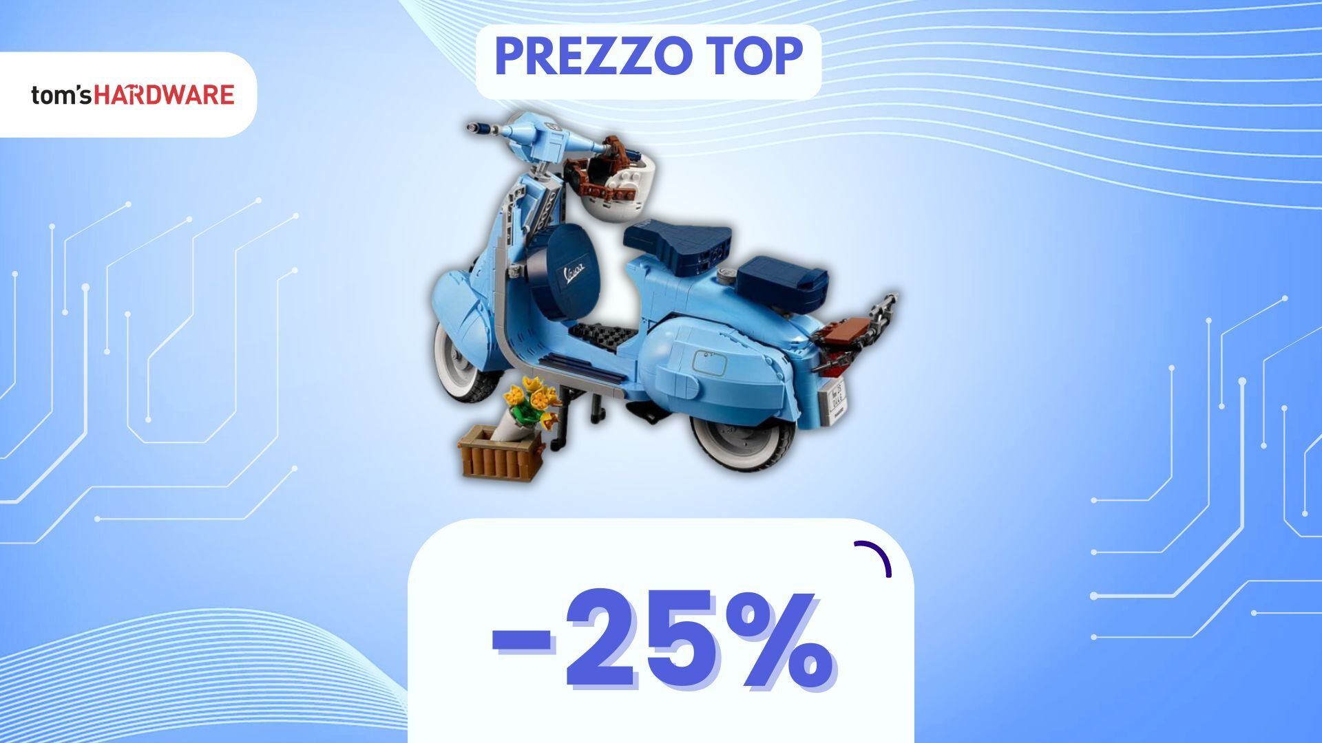 Mattoncini e NOSTALGIA: il LEGO Vespa 125 vi riporta agli anni '60! (-25%)