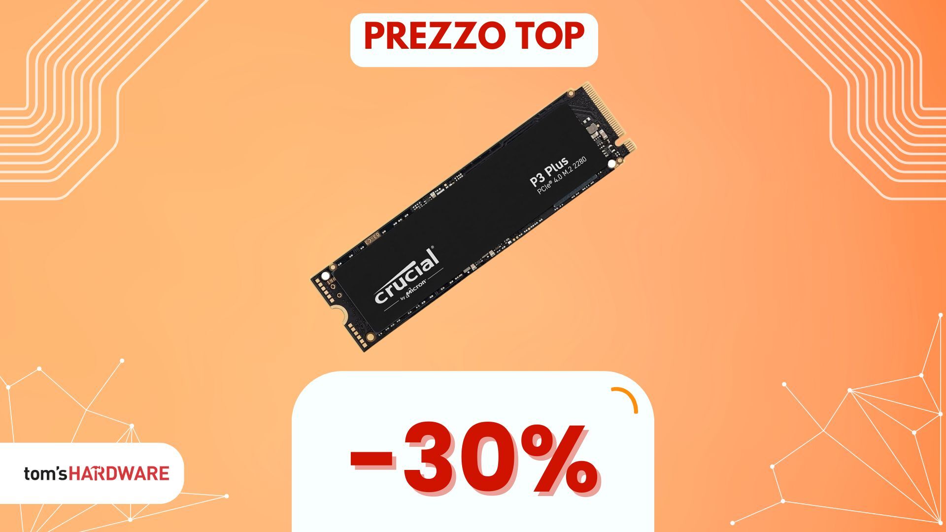 SSD da 2 TB Crucial P3 Plus a un prezzo SHOCK! (-29%)