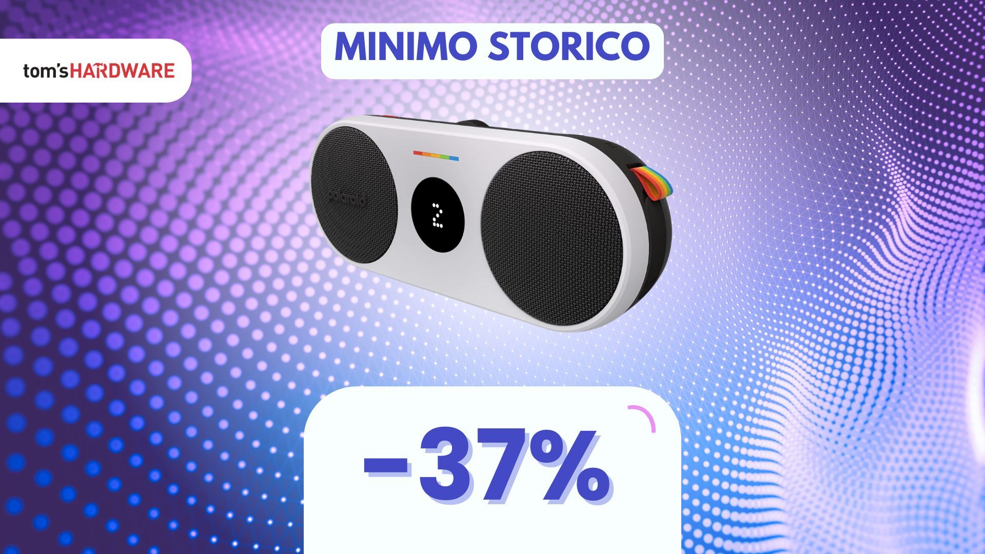 Vuoi uno speaker tanto BELLO quanto POTENTE? Polaroid Music Player P2 è in SCONTO del 37%!