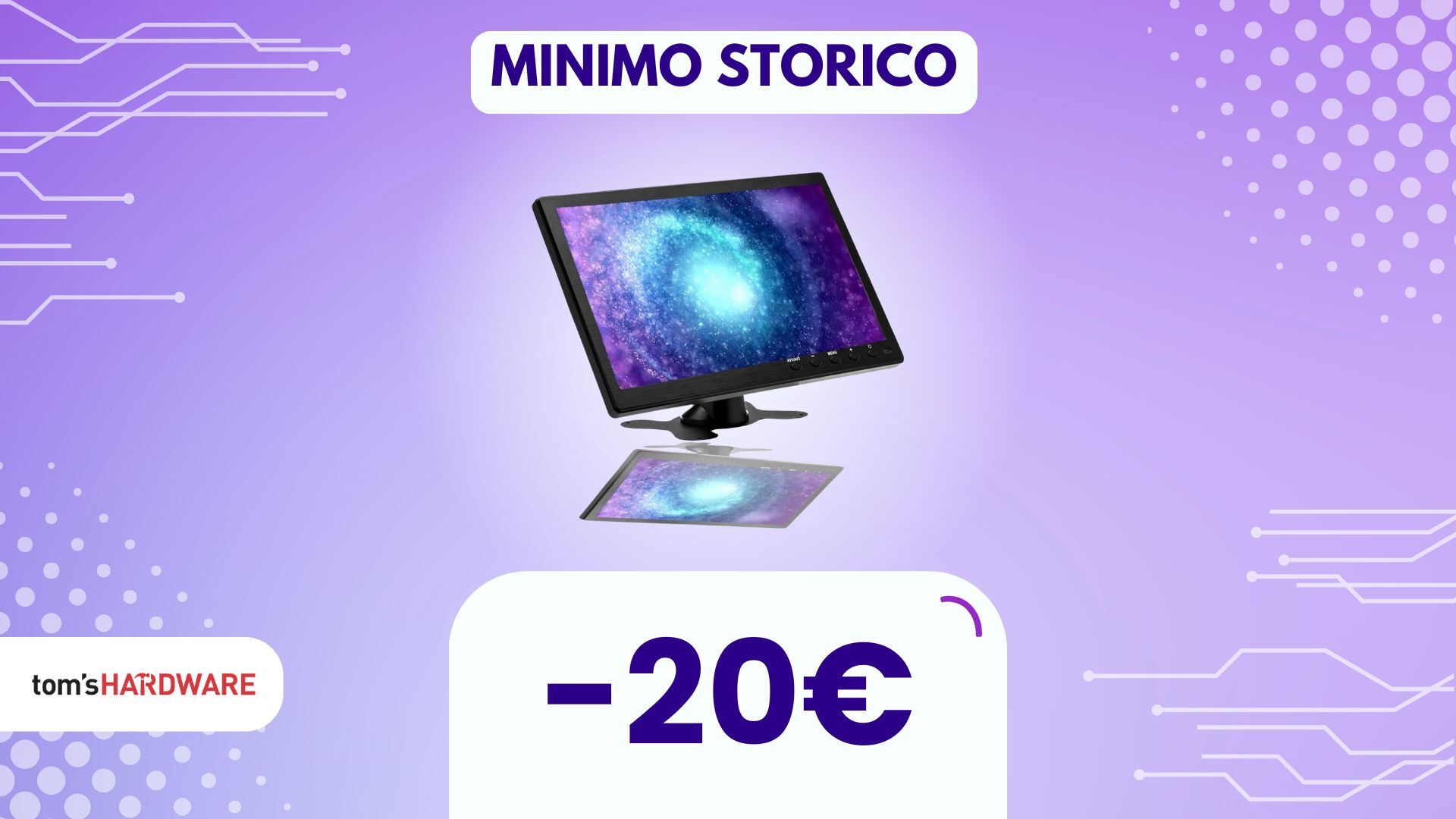 TRIPLO SCONTO su questo comodissimo monitor portatile da 10,1", costa POCHISSIMO!