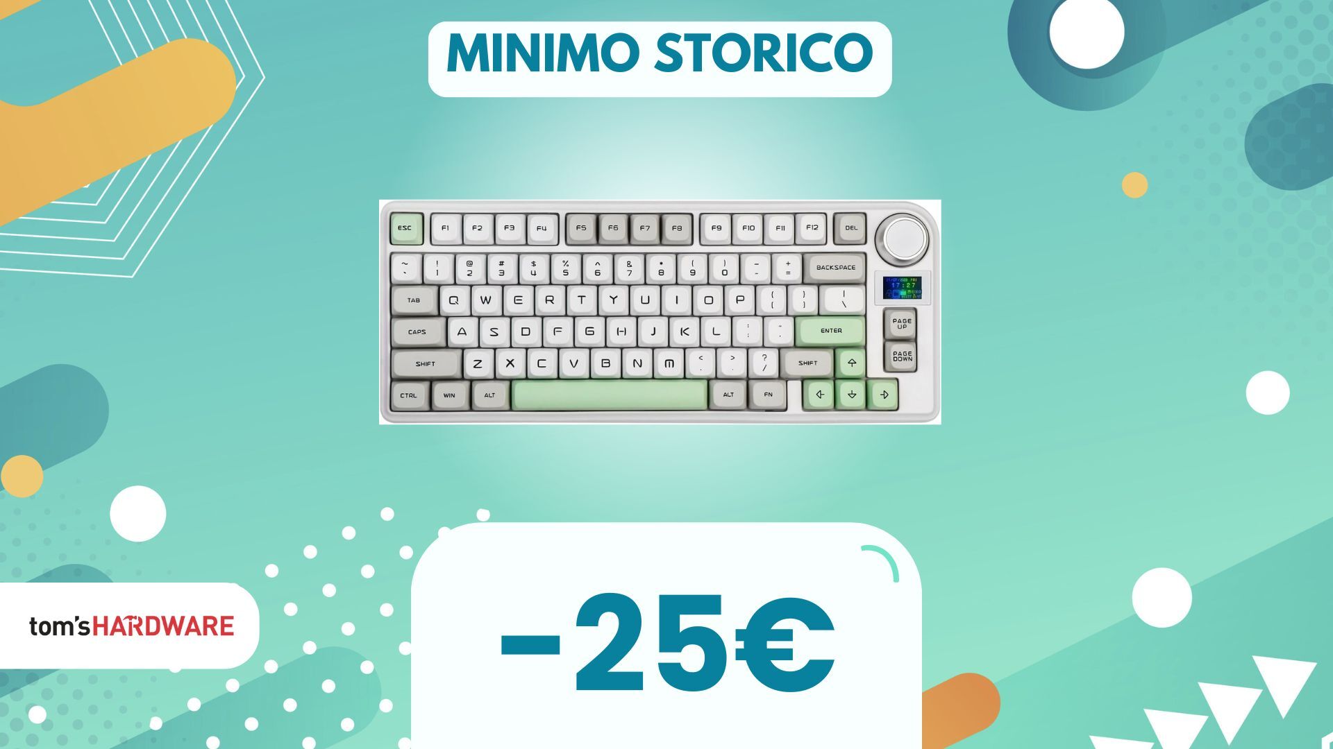 Personalizzabile e BELLISSIMA: questa tastiera meccanica è un AFFARE con coupon!