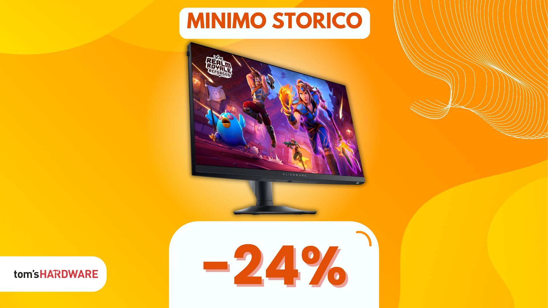 Assicurati un vantaggio SLEALE con questo monitor da gaming Alienware! (-97€)