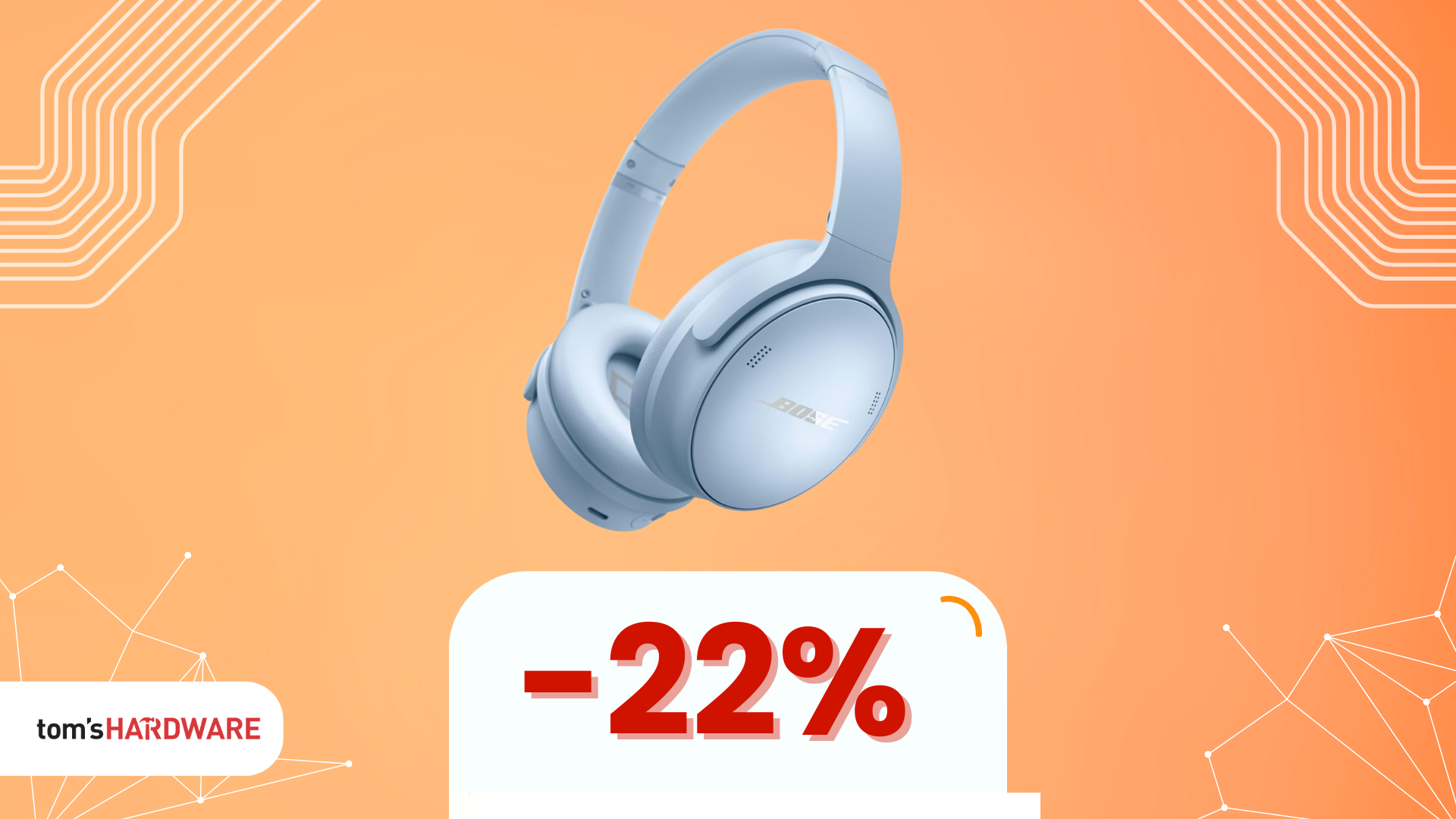 Con queste cuffie ti sembrerà di essere al centro di un concerto: BOSE QuietComfort in sconto del 22%