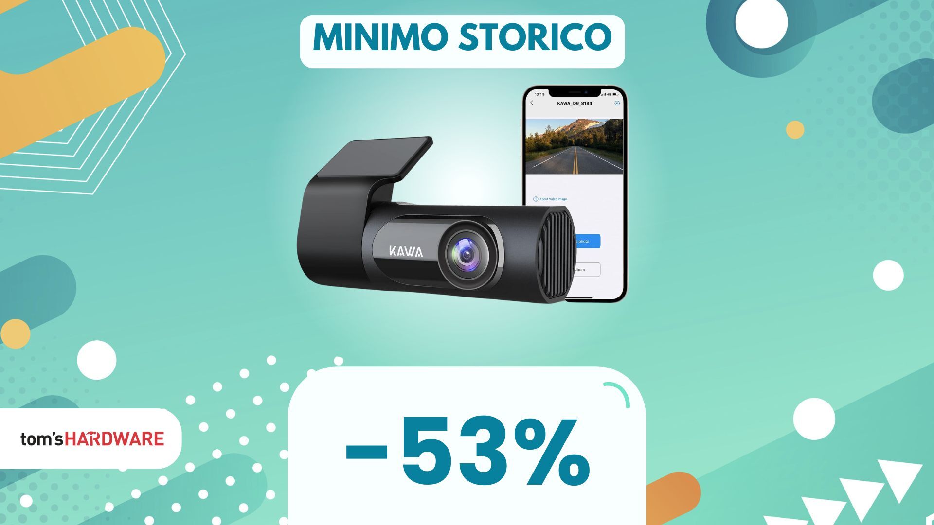 Non bastava lo sconto Prime, questa dash cam ha anche un COUPON, che AFFARE!