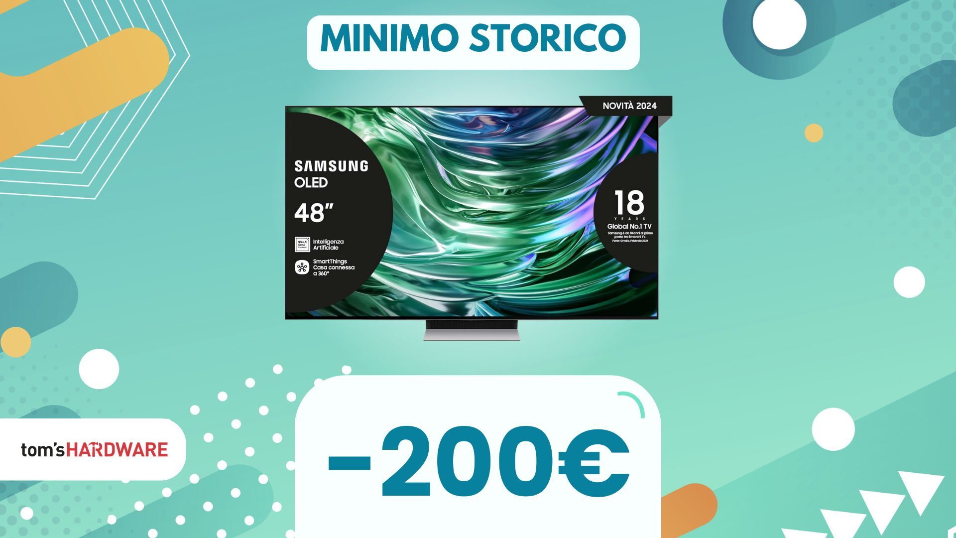 Questa TV Samsung OLED del 2024 non ti farà più alzare dal divano, ed è anche in sconto di 200€!