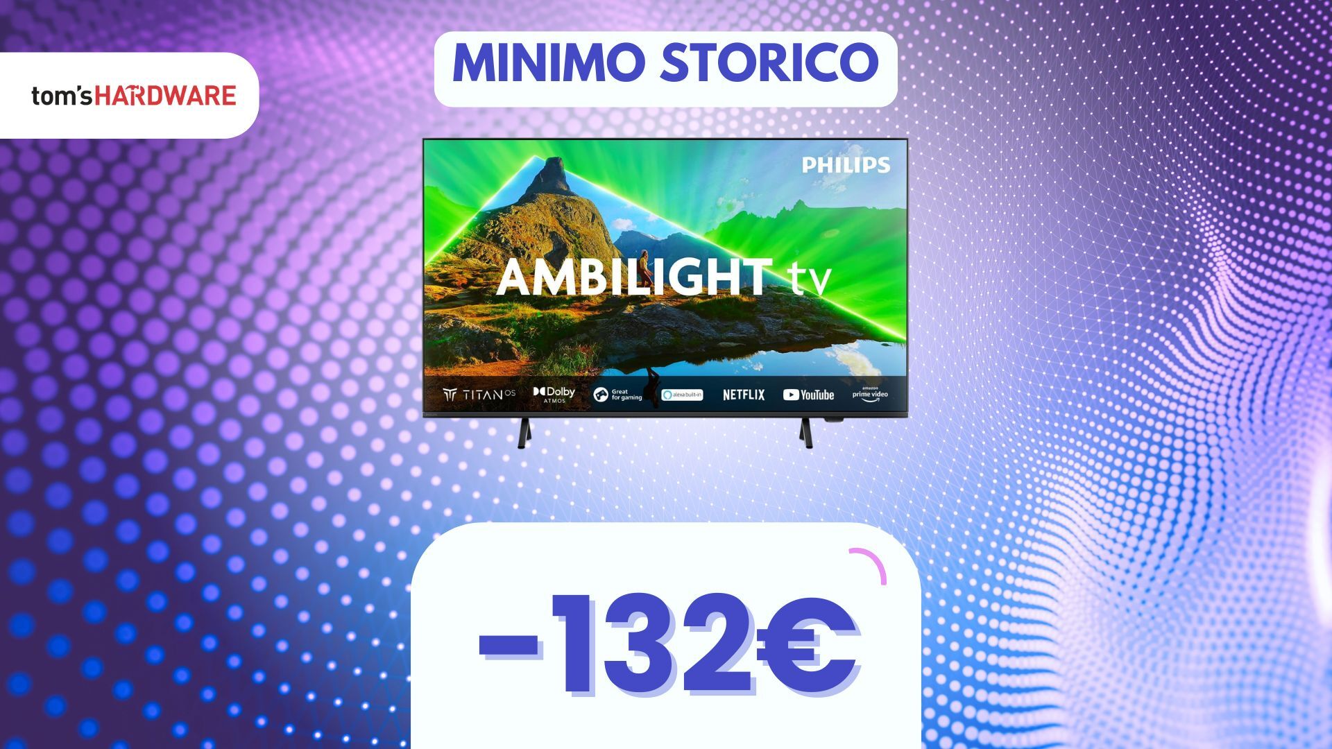 Chi avrebbe mai detto che la bellissima TV Philips Ambilight da 43" avrebbe raggiunto QUESTO prezzo!