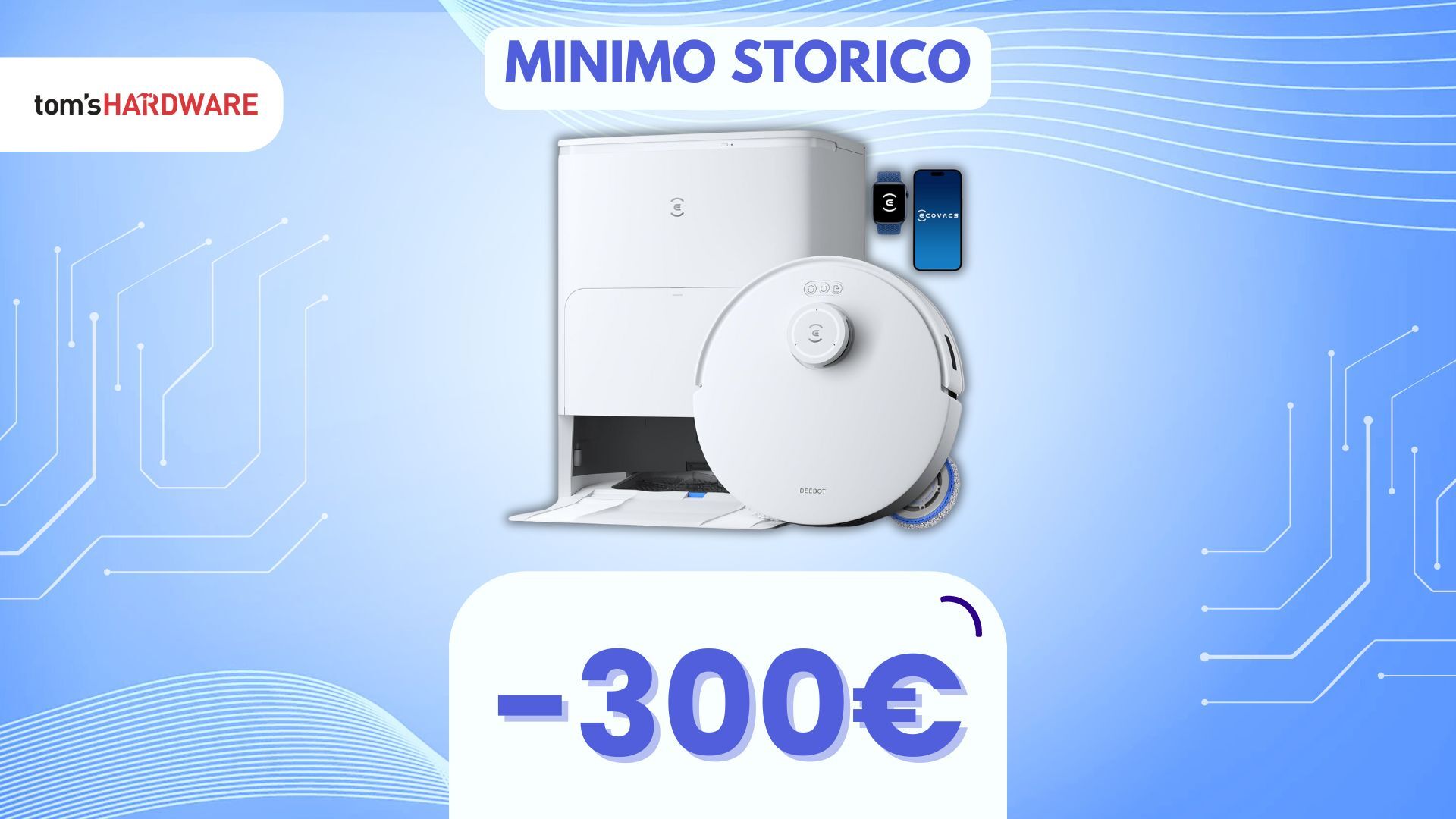 Addio scope e stracci: scoprite questo robot Ecovacs 2 in 1 ad un prezzo MAI VISTO PRIMA! (-300€)