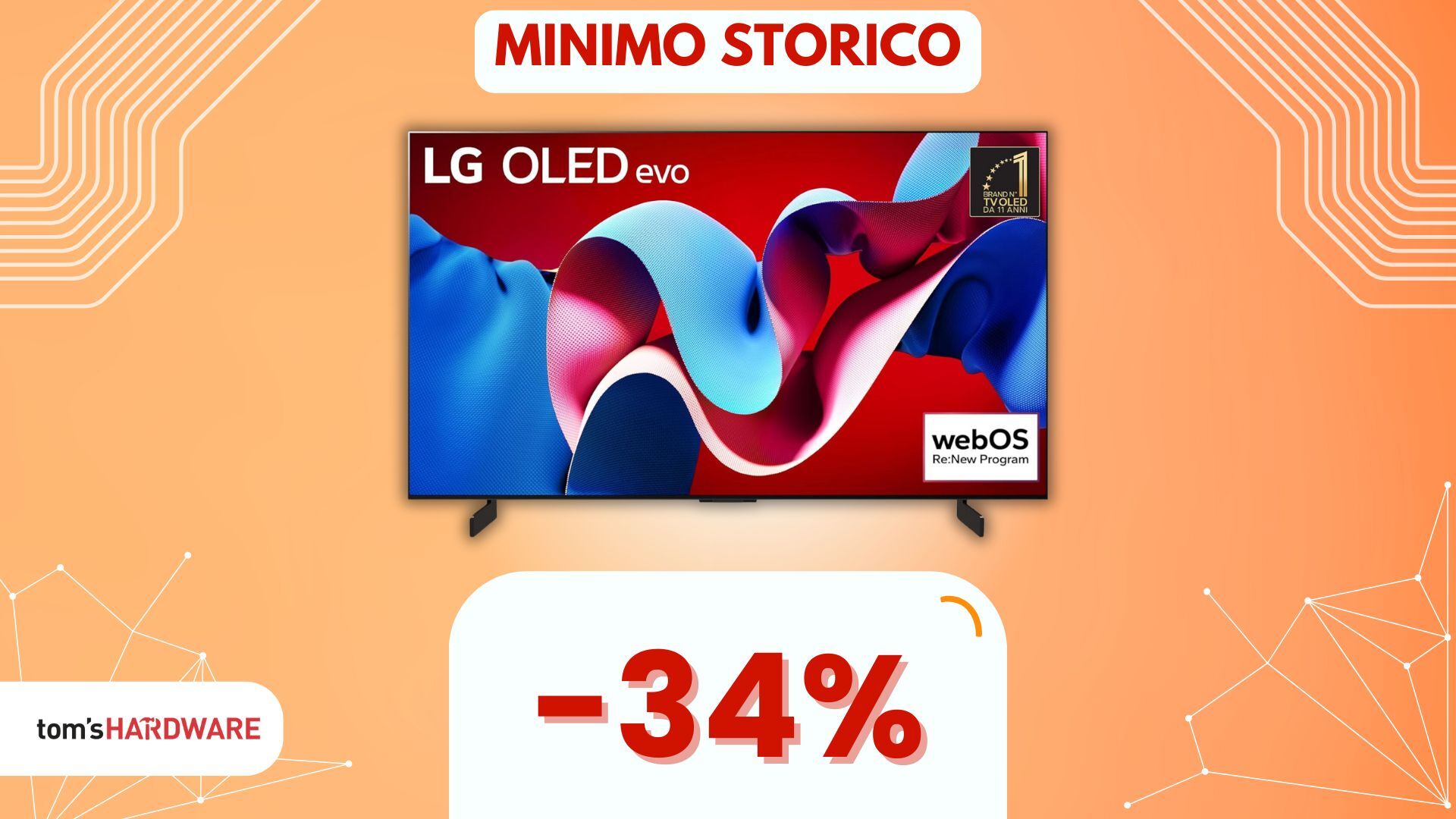 Questa Smart TV OLED non l'avete mai vista ad un prezzo così CONVENIENTE! (-34%)