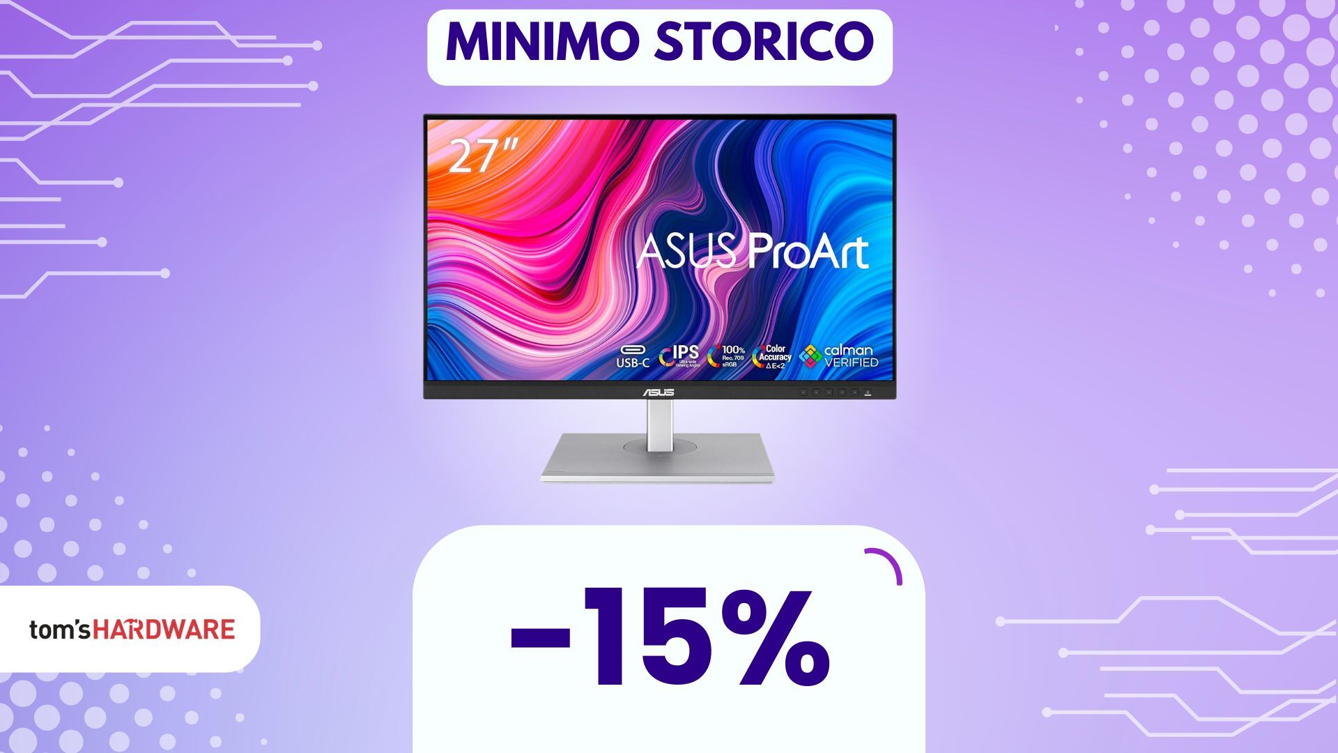 Il monitor da SOGNO per ogni grafico che si rispetti ora è al MINIMO STORICO!