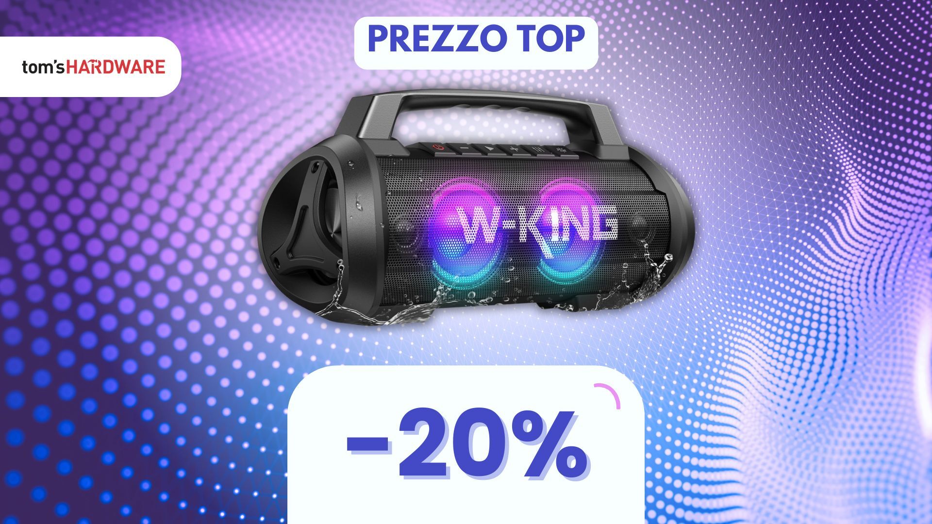 Audio POTENTISSIMO per 42 ore con questa cassa da 120 Watt: ed è anche in SUPER SCONTO!