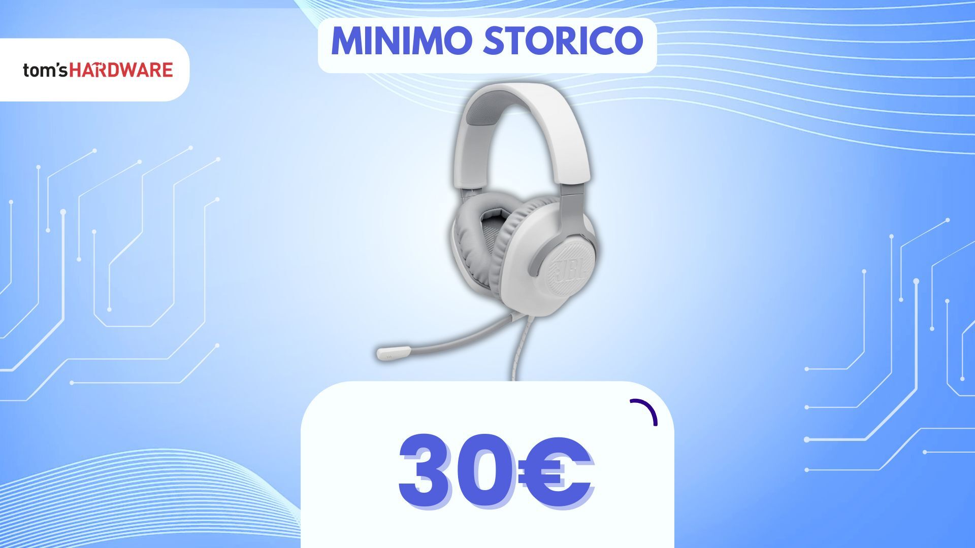 Ecco l'AFFARE del giorno: solo 30€ per queste cuffie da gaming JBL!