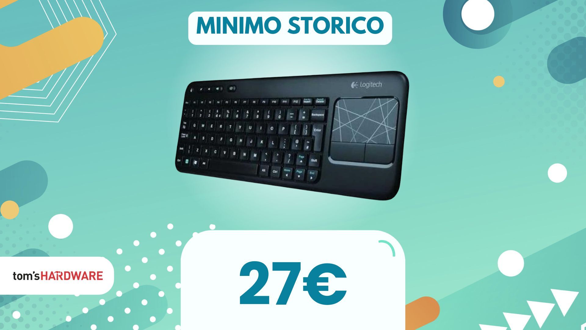 Vorresti il touchpad del tuo portatile... ma su mobile o fisso? Ecco la tastiera Logitech che stavi cercando!