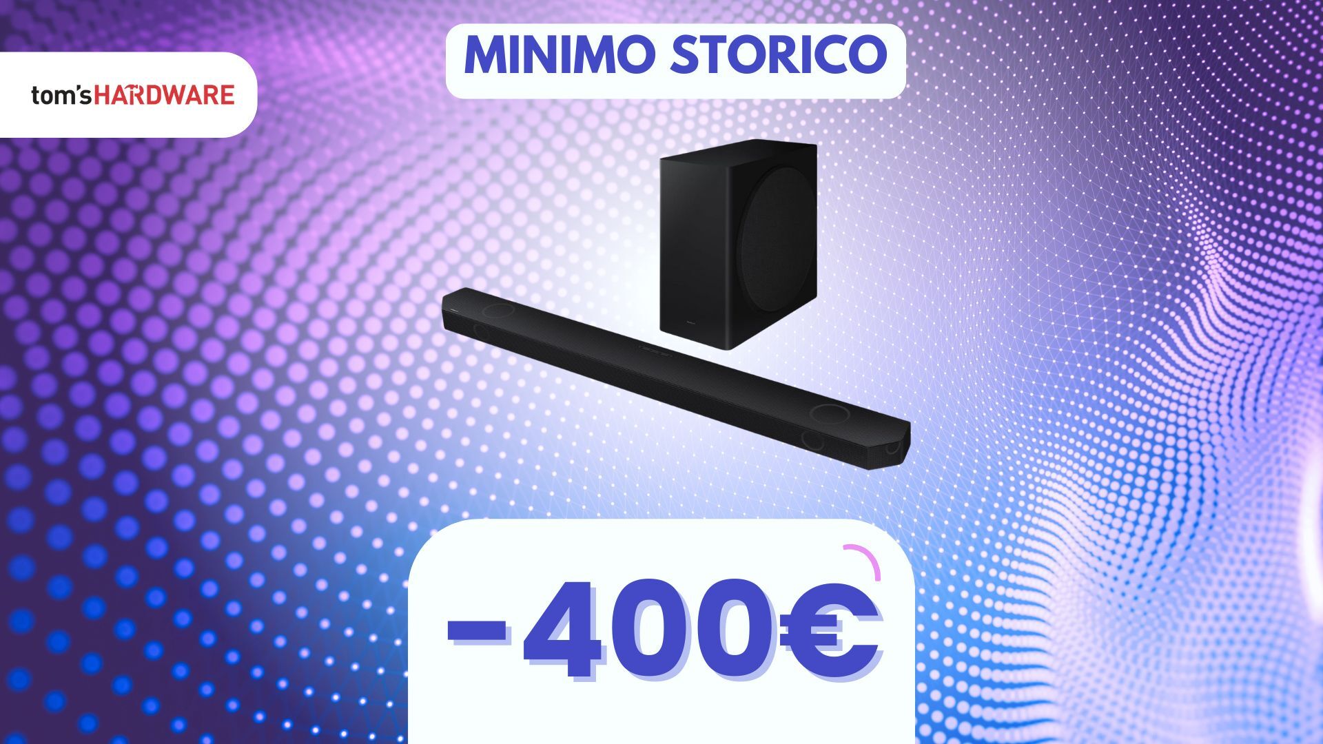 Incredibile ma vero: questa soundbar Samsung oggi costa 400€ IN MENO! (-50%)