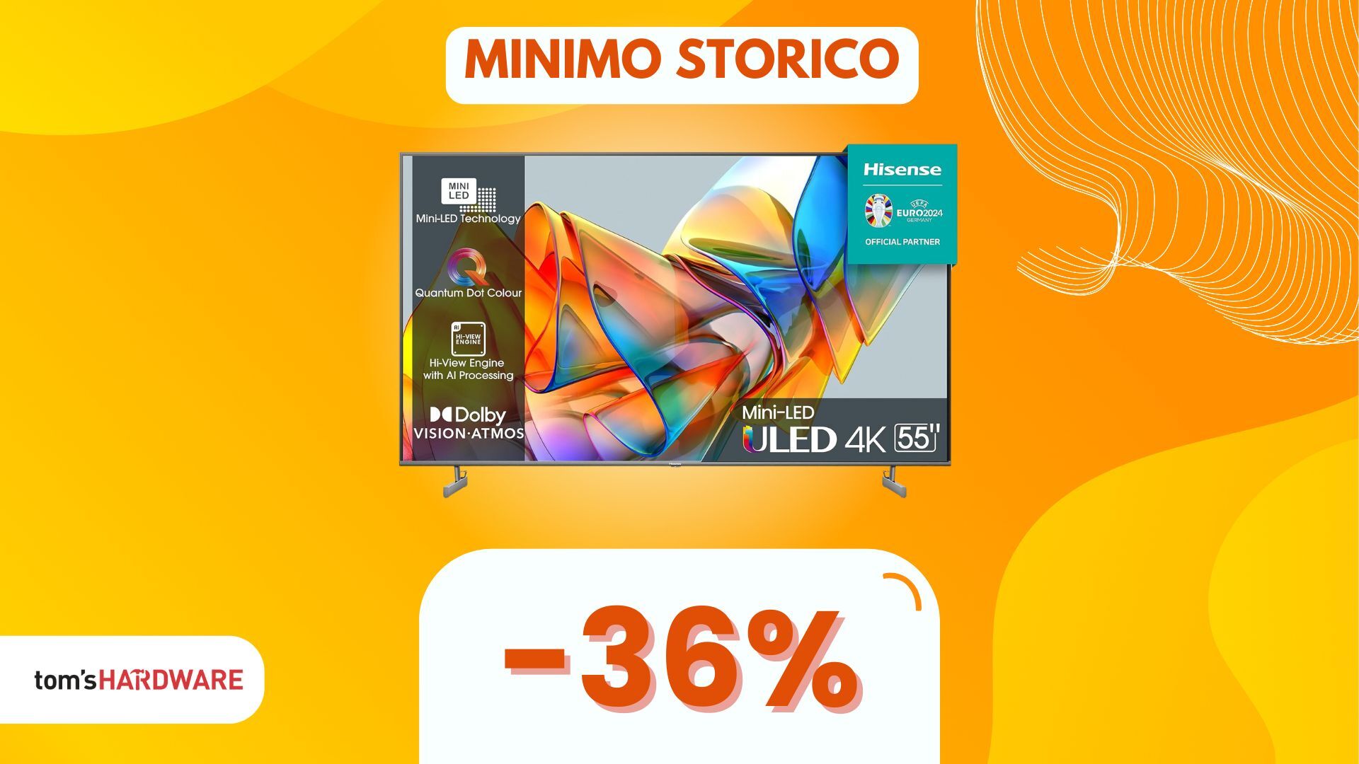 Una Smart TV Mini-LED da 55" a QUESTO prezzo? A quanto pare oggi sì! (-36%)