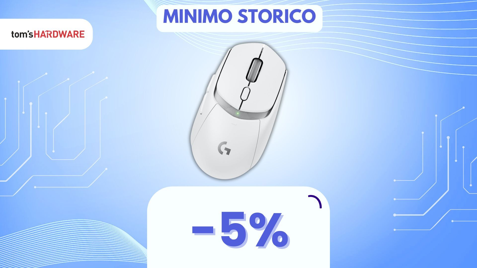 Vuoi un mouse da gaming di soli 68g che ti eviti i cavi ingombranti? Il Logitech G309 è al MINIMO STORICO!