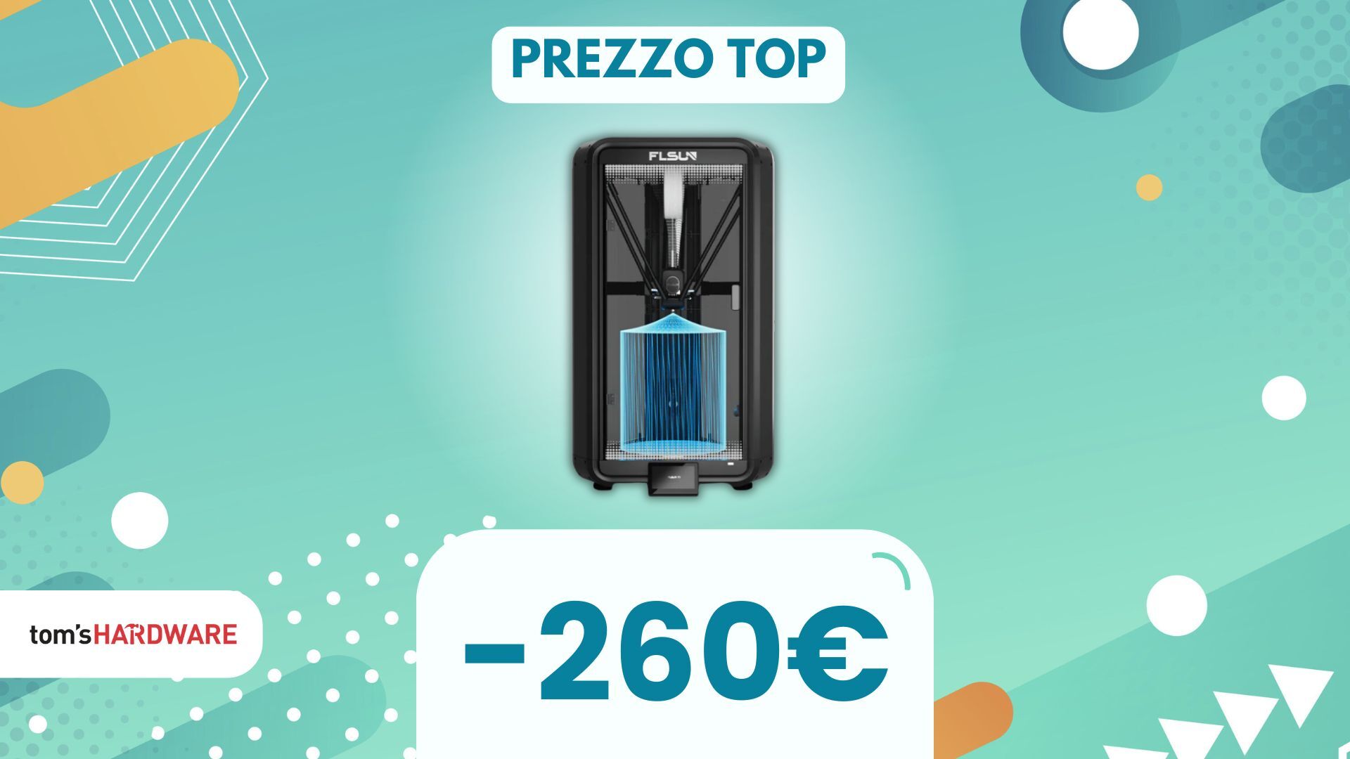 Prezzo di lancio incredibile per la stampante 3D Flsun T1 Pro! (-260€)