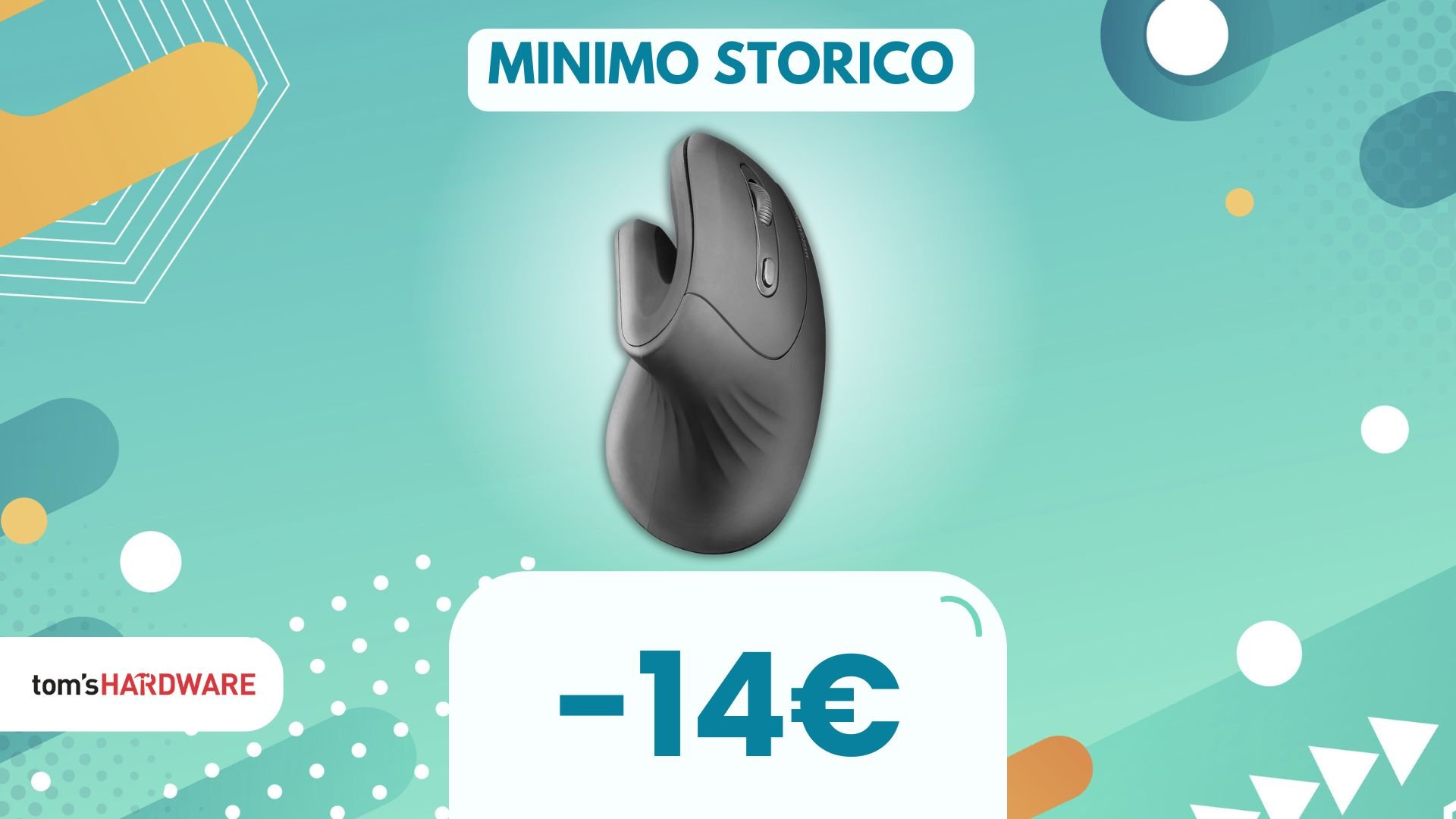 Questo mouse wireless verticale è tanto comodo quanto SCONTATO, costa solo 14€!